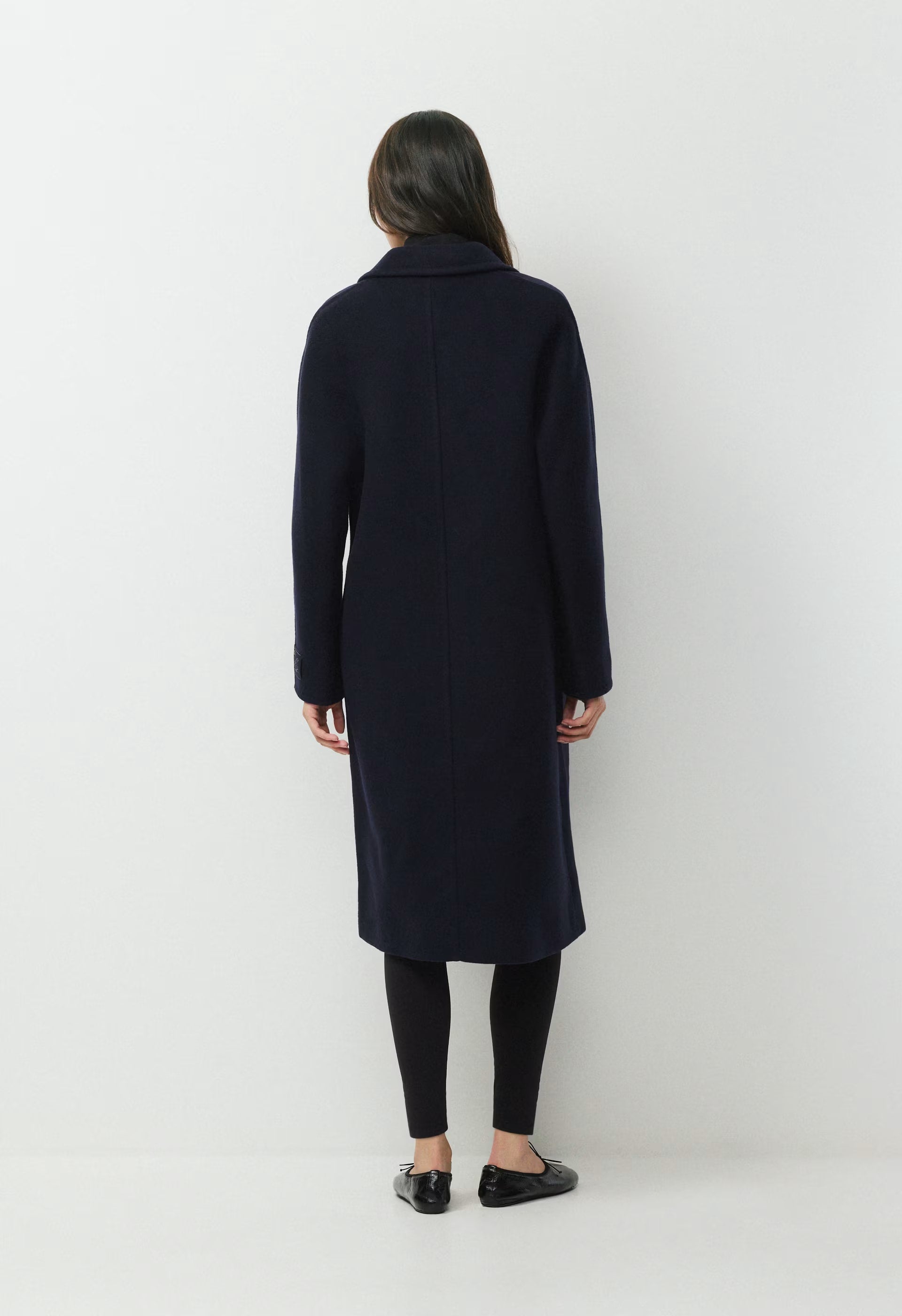 The Slouch™ Coat - Soft Wool Cashmere - ADMIRAL NAVY