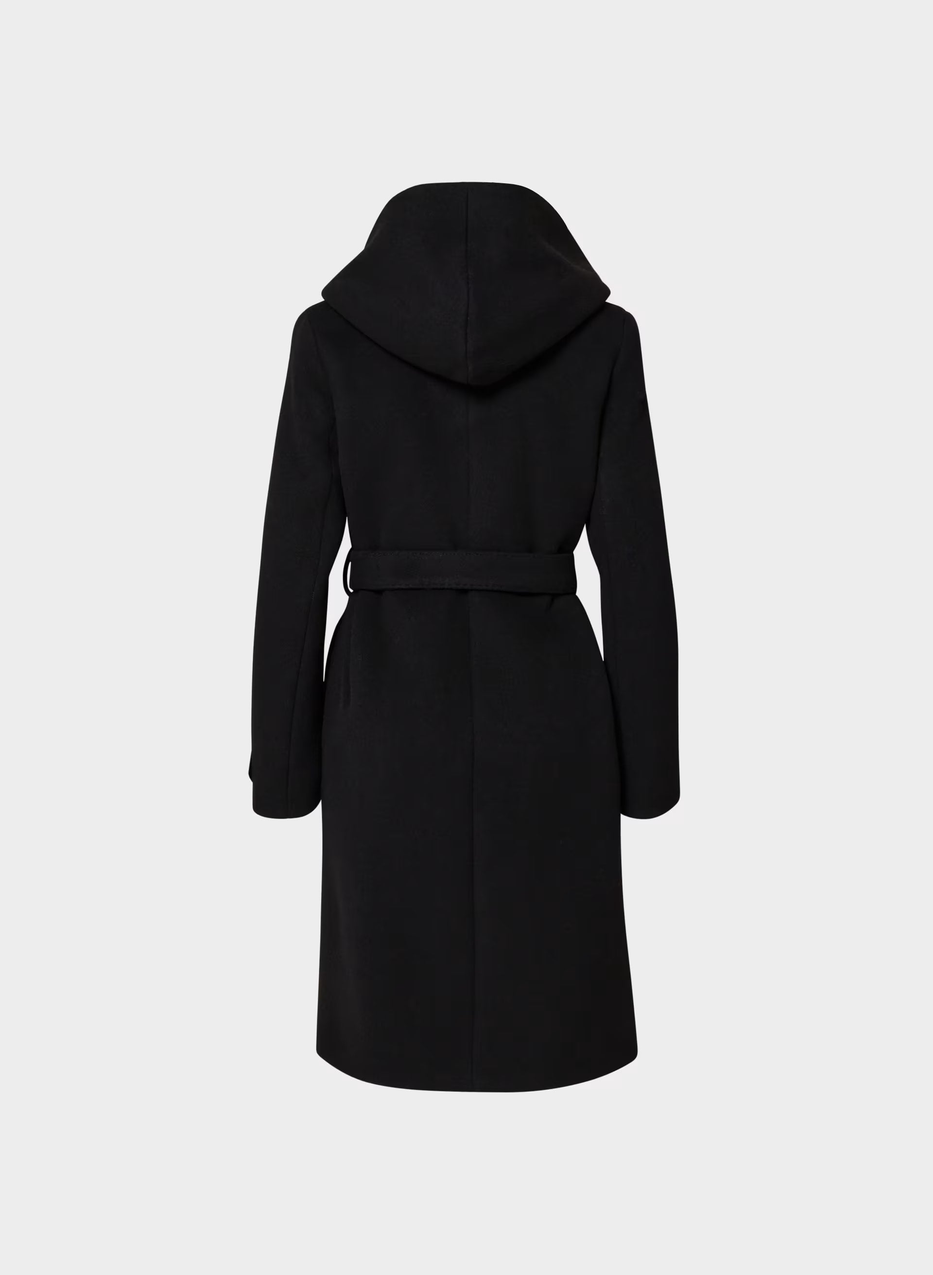 The Emilie Coat - Soft Wool Cashmere - BLACK