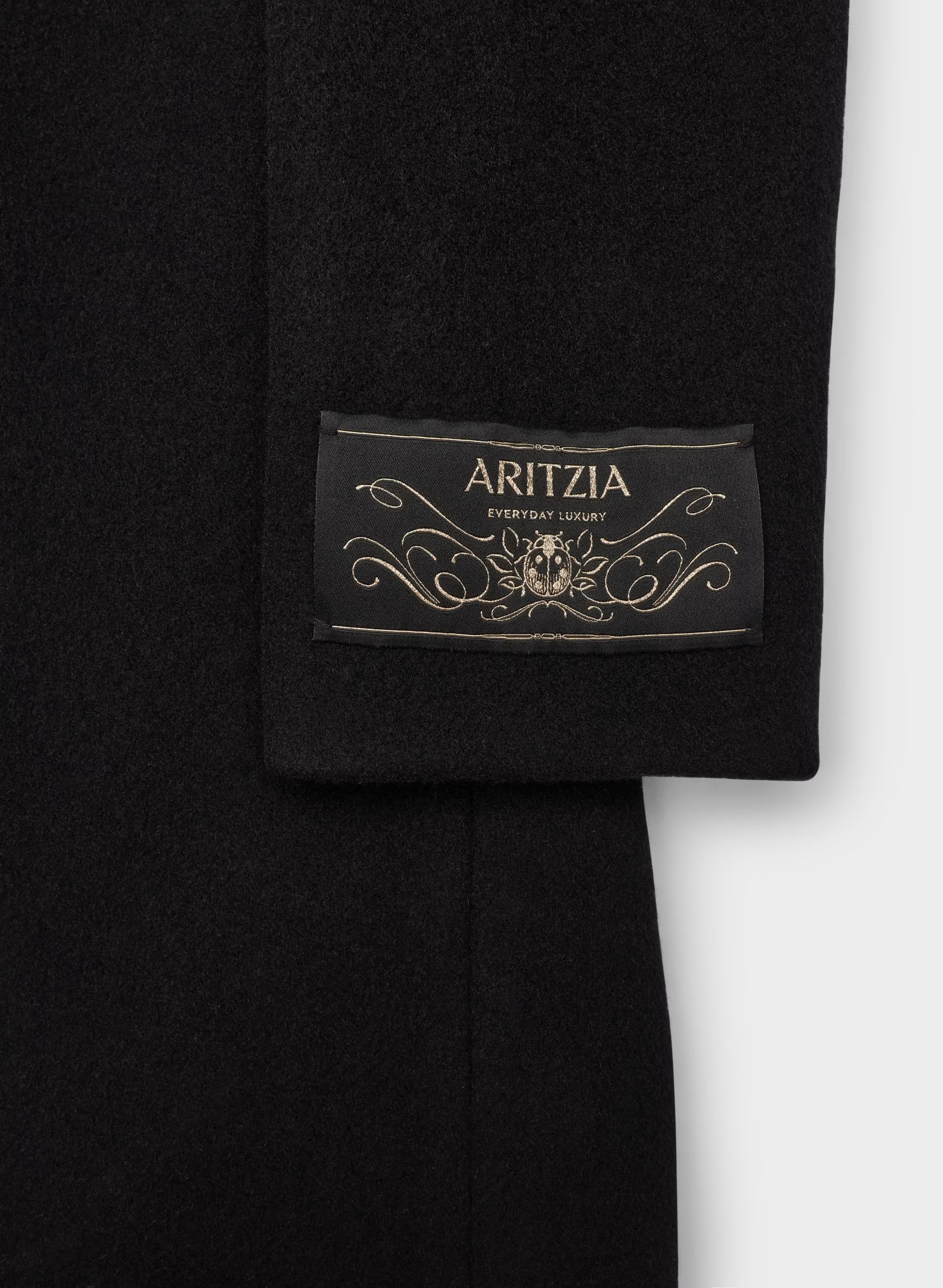 The Emilie Coat - Soft Wool Cashmere - BLACK