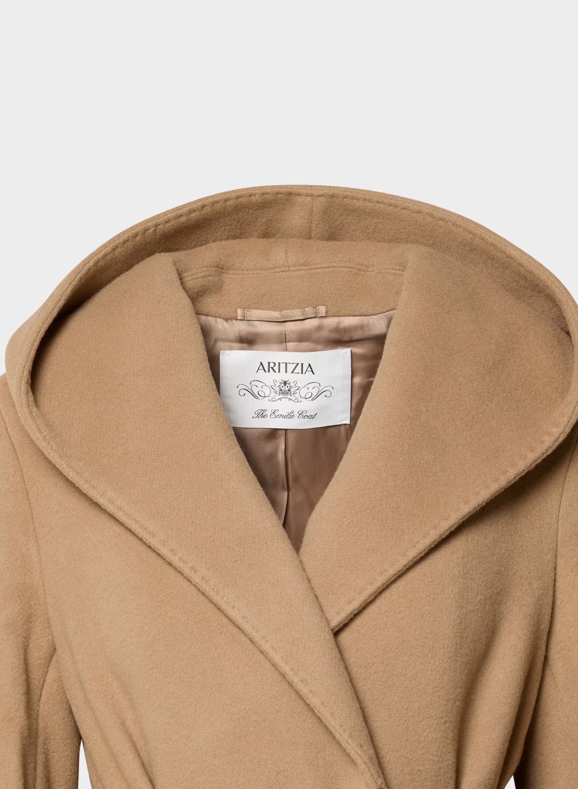 The Emilie Coat - Soft Wool Cashmere - COCOA SAND