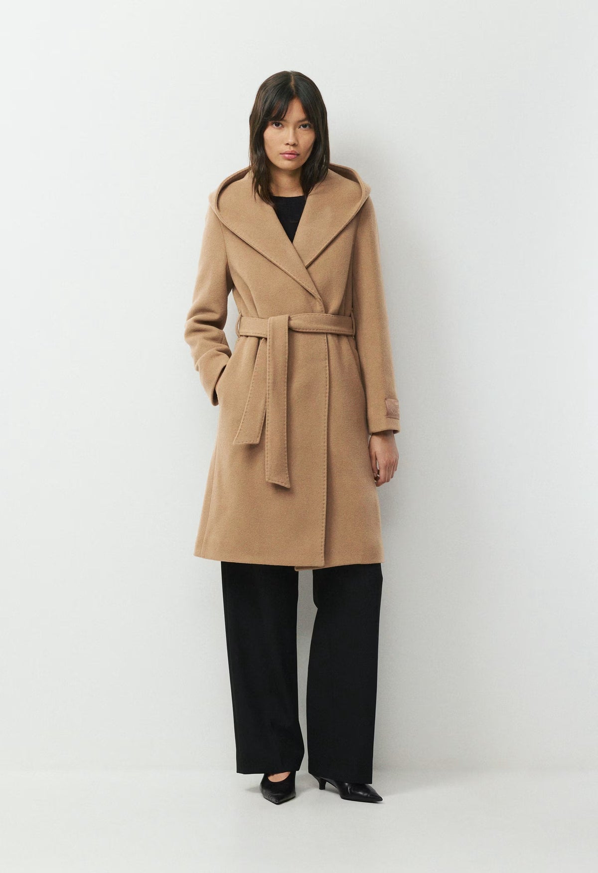 The Emilie Coat - Soft Wool Cashmere - COCOA SAND