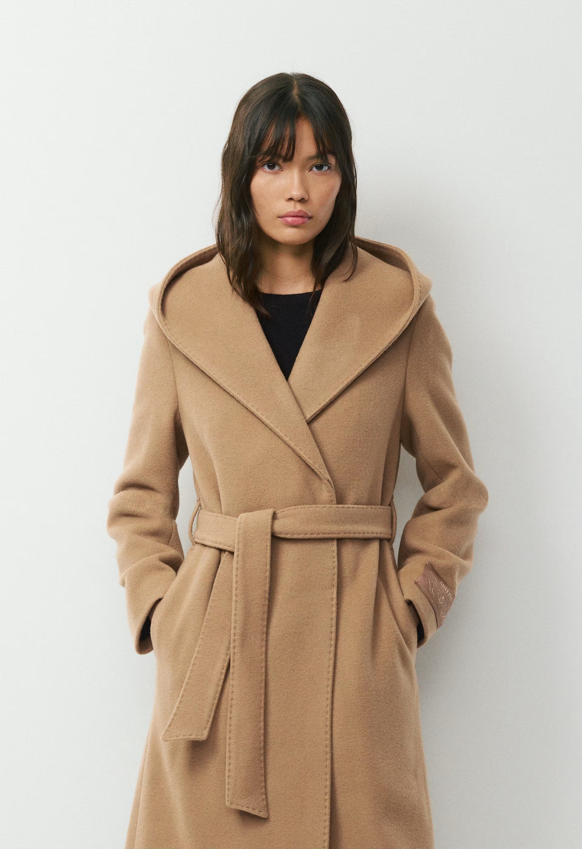 The Emilie Coat - Soft Wool Cashmere - COCOA SAND