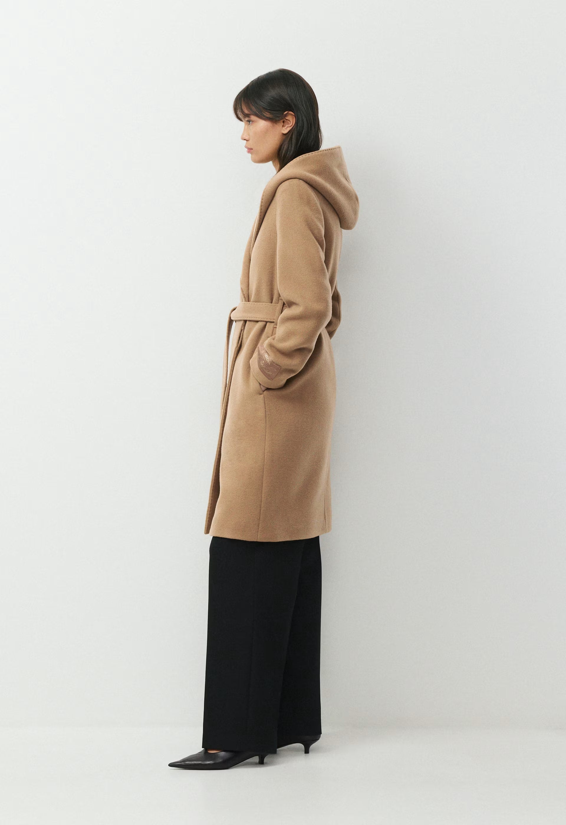 The Emilie Coat - Soft Wool Cashmere - COCOA SAND