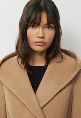 The Emilie Coat - Soft Wool Cashmere - COCOA SAND