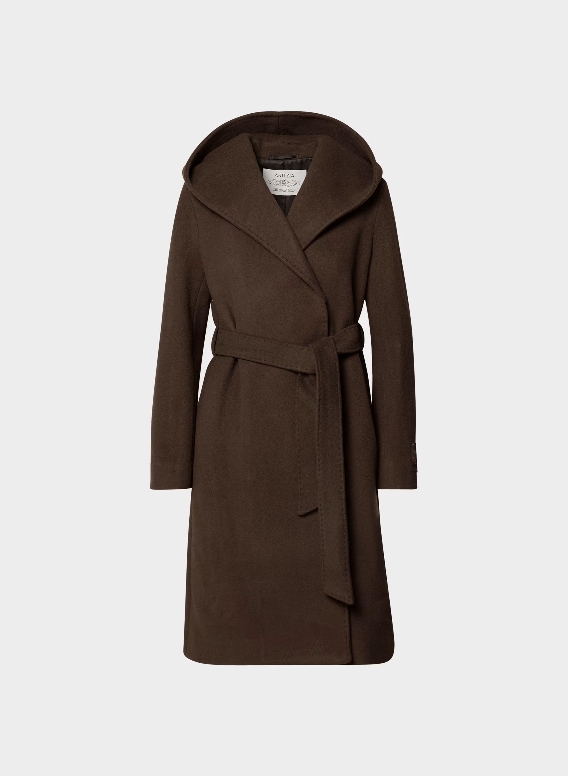 The Emilie Coat - Soft Wool Cashmere - BURNT CEDAR