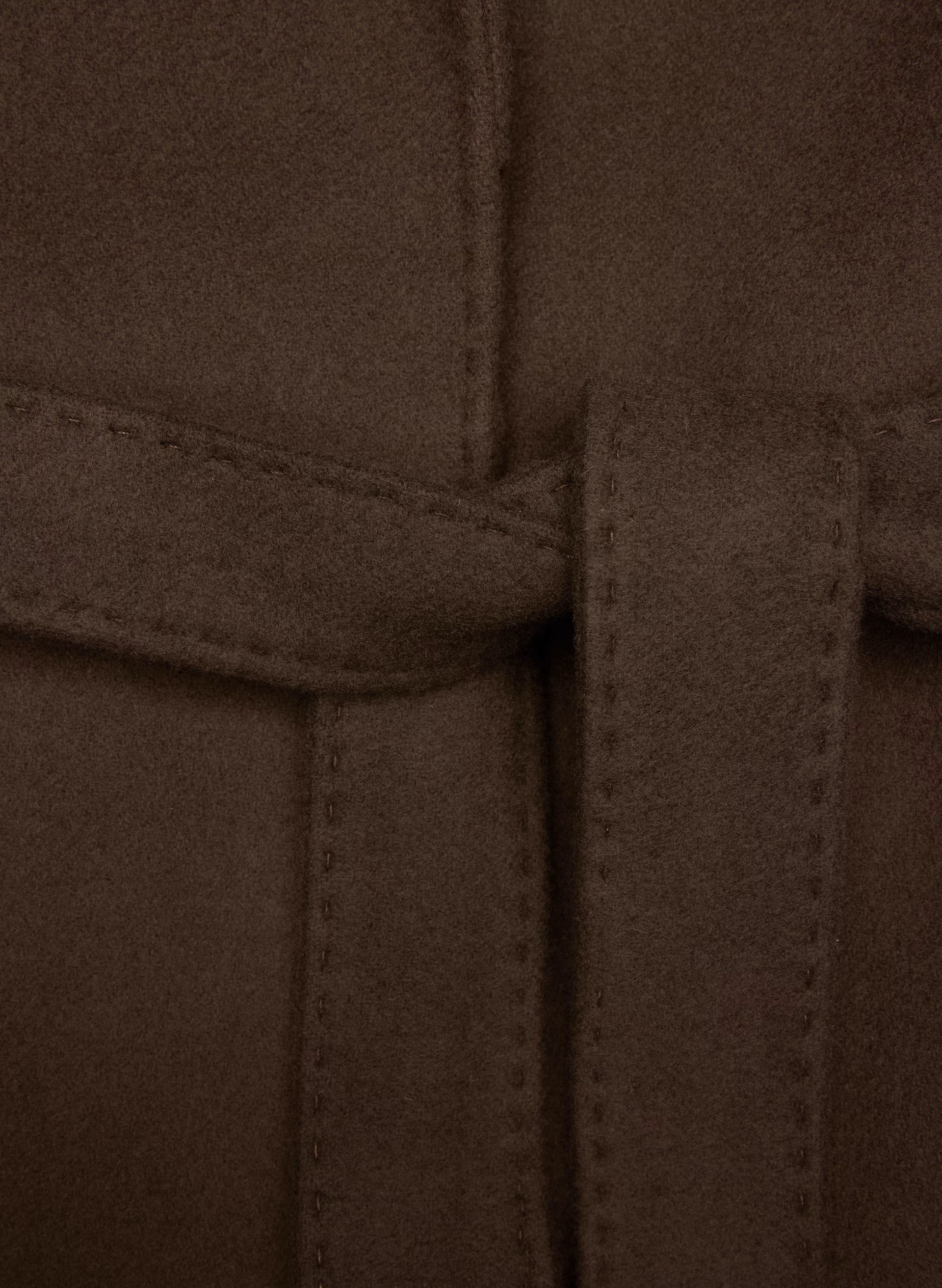 The Emilie Coat - Soft Wool Cashmere - BURNT CEDAR