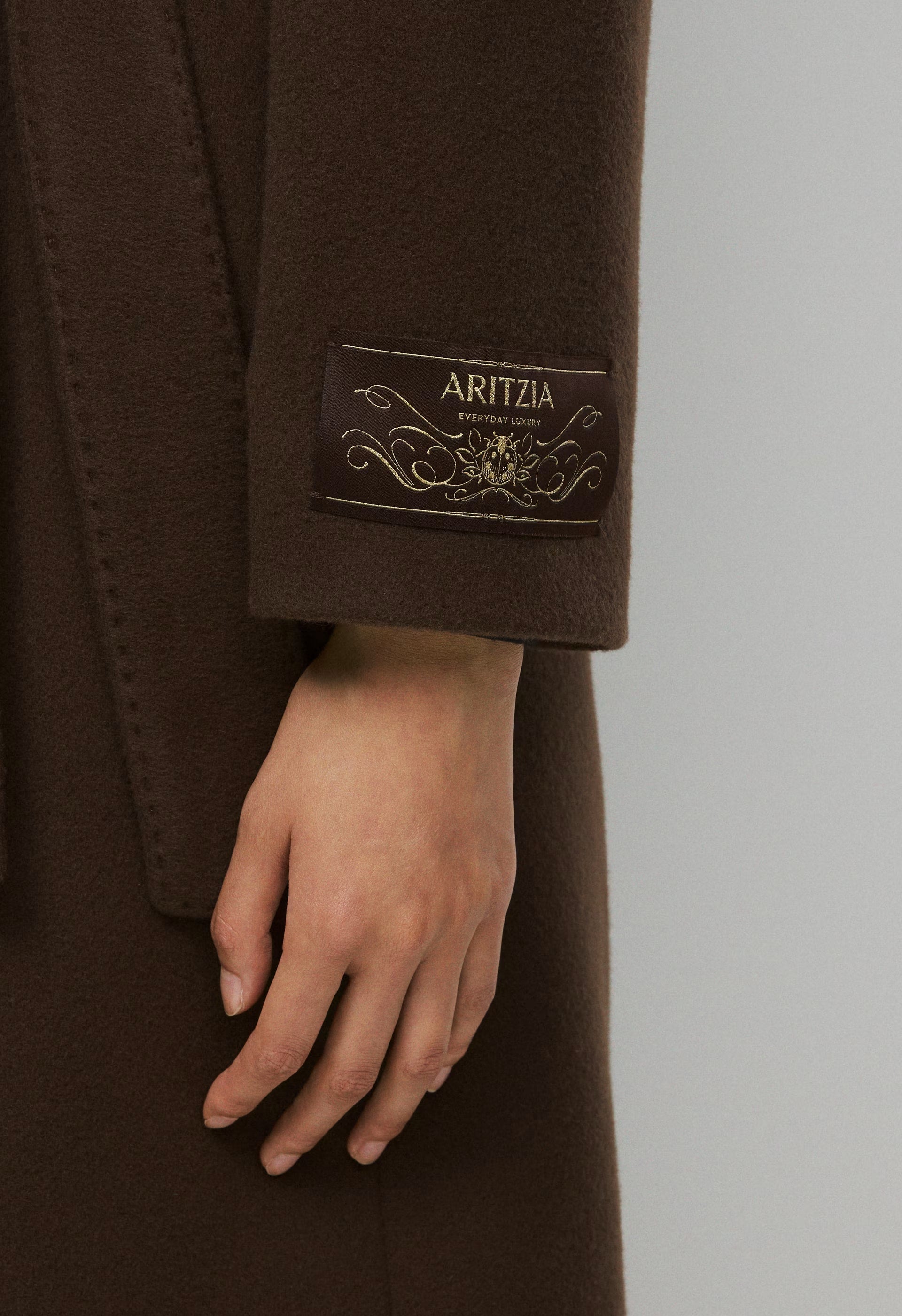 The Emilie Coat - Soft Wool Cashmere - BURNT CEDAR