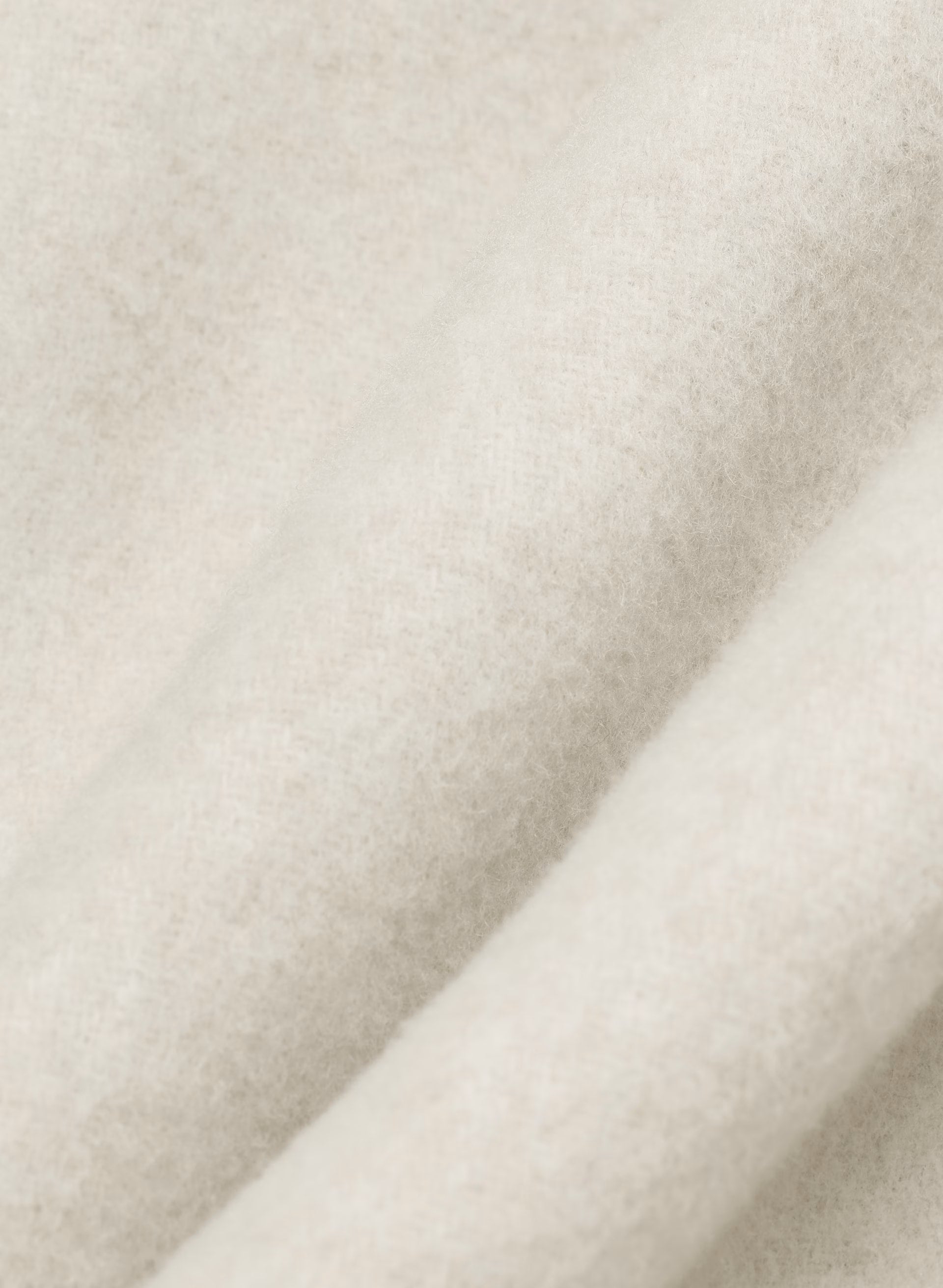 The Emilie Coat - Soft Wool Cashmere - HEATHER LIGHT OATMEAL