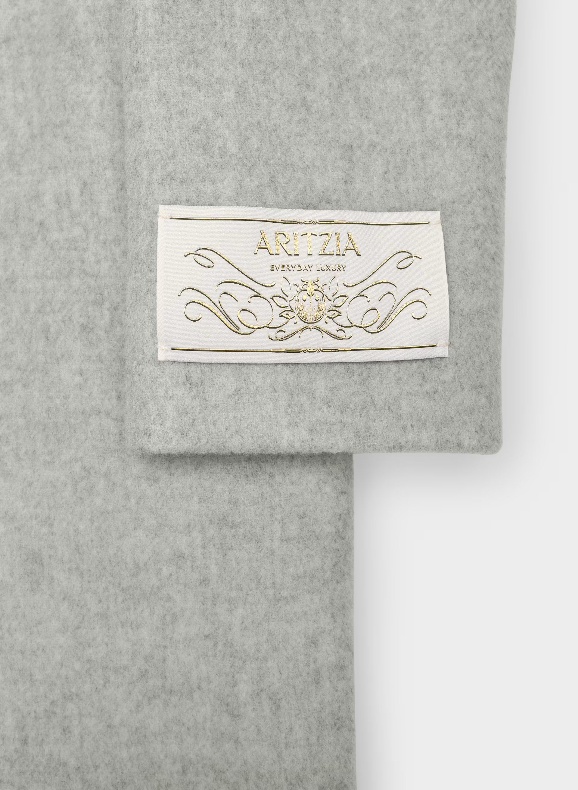 The Emilie Coat - Soft Wool Cashmere - HEATHER LIGHT GREY
