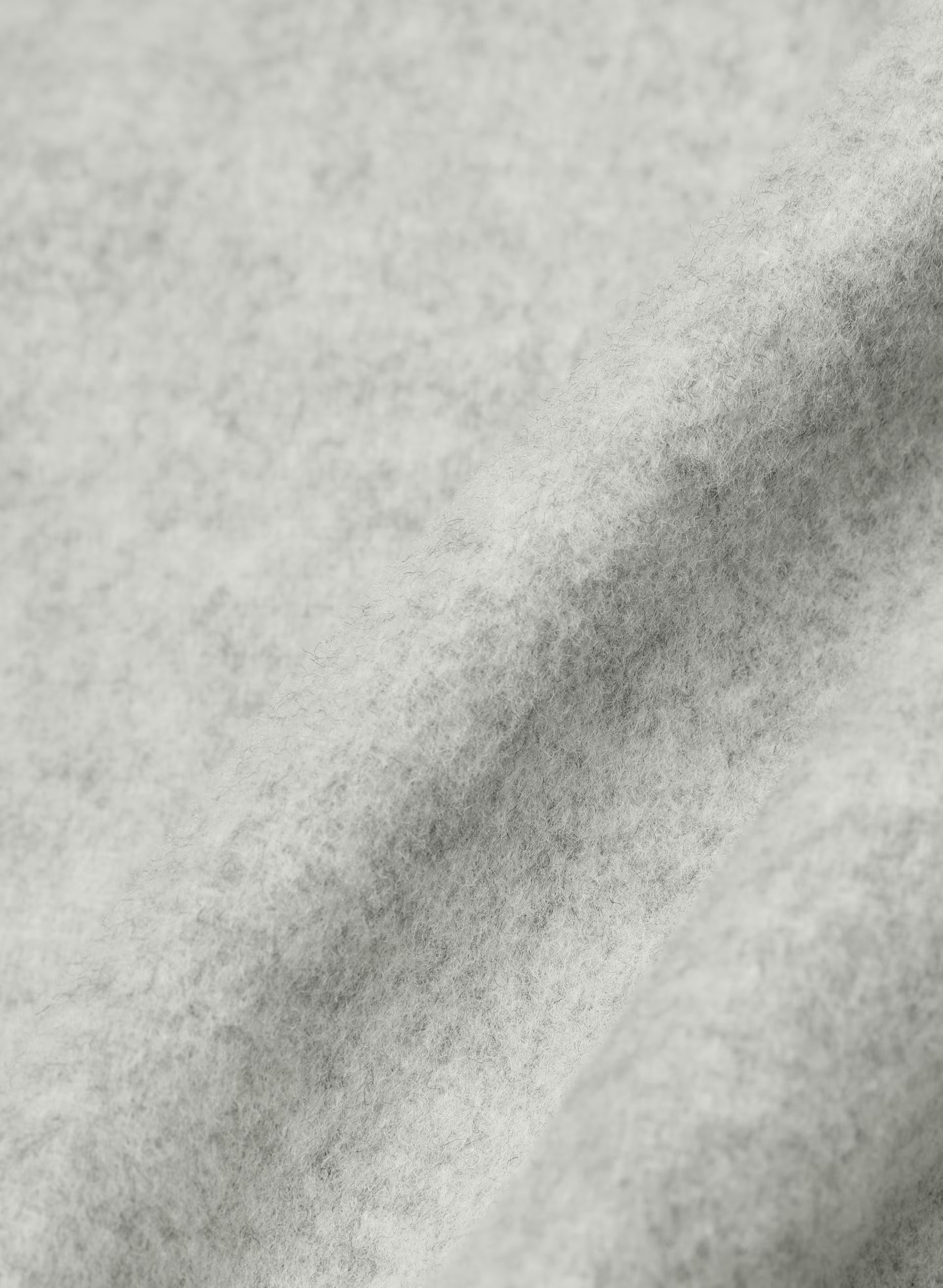 The Emilie Coat - Soft Wool Cashmere - HEATHER LIGHT GREY