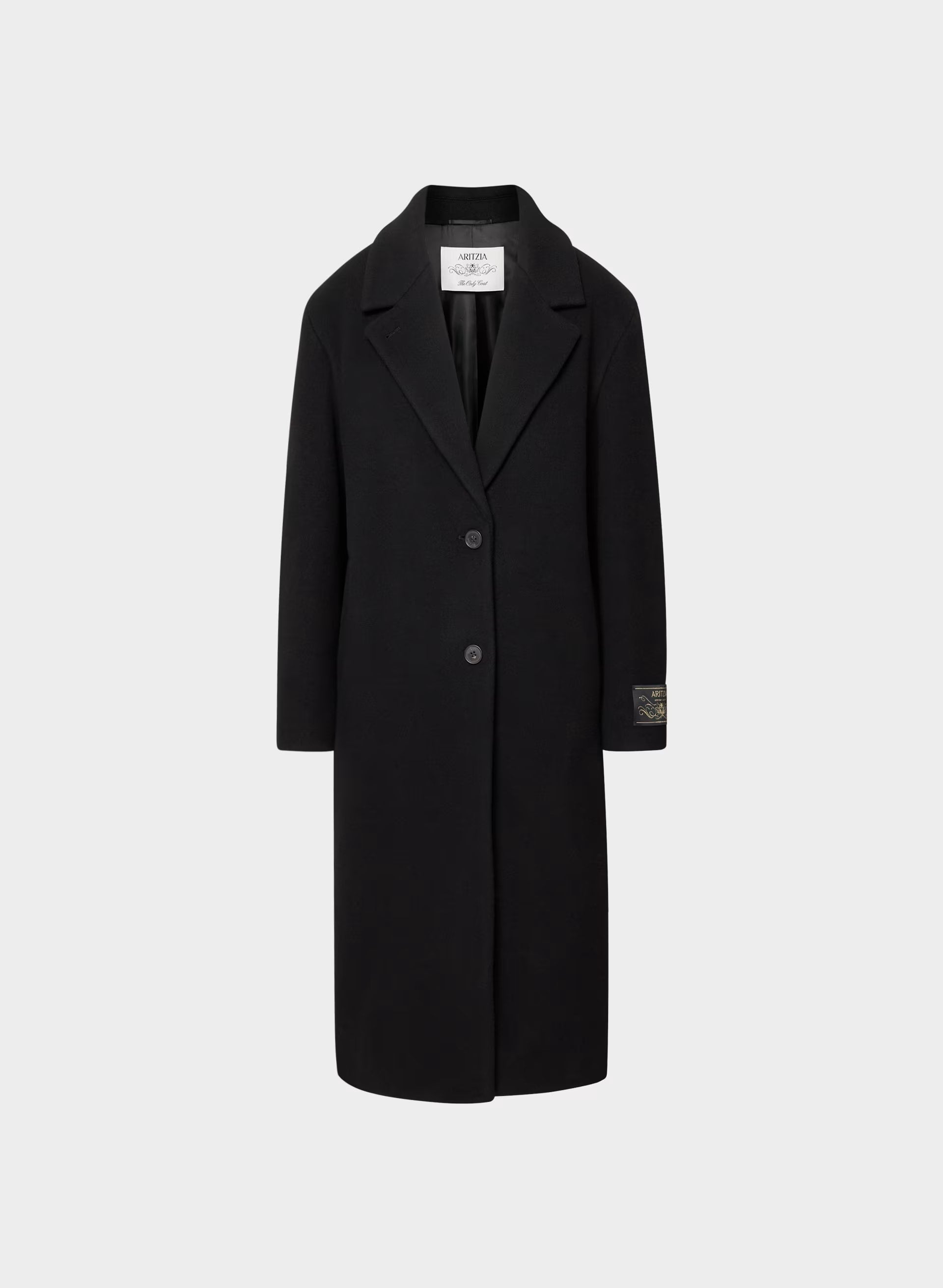 The Only Coat - Soft Wool Cashmere - BLACK