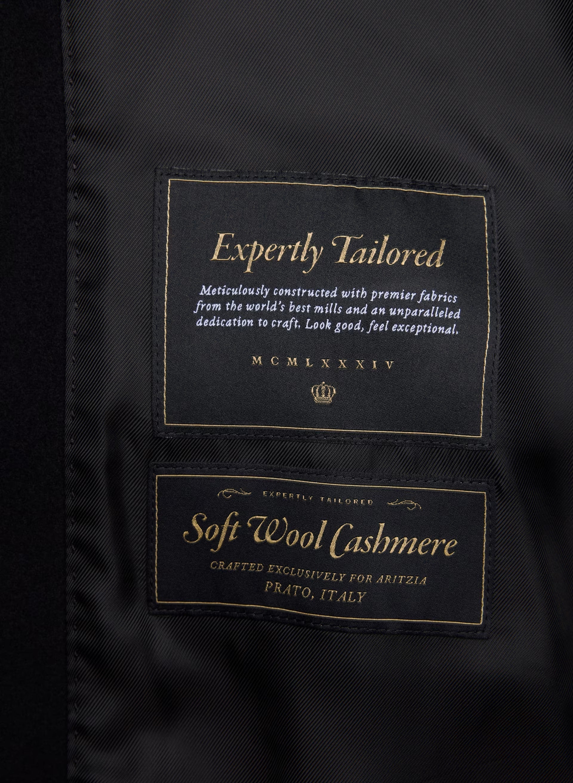 The Only Coat - Soft Wool Cashmere - BLACK