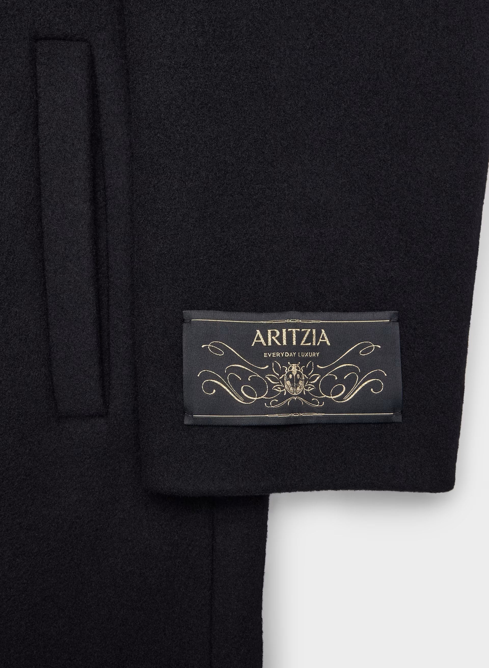 The Only Coat - Soft Wool Cashmere - BLACK