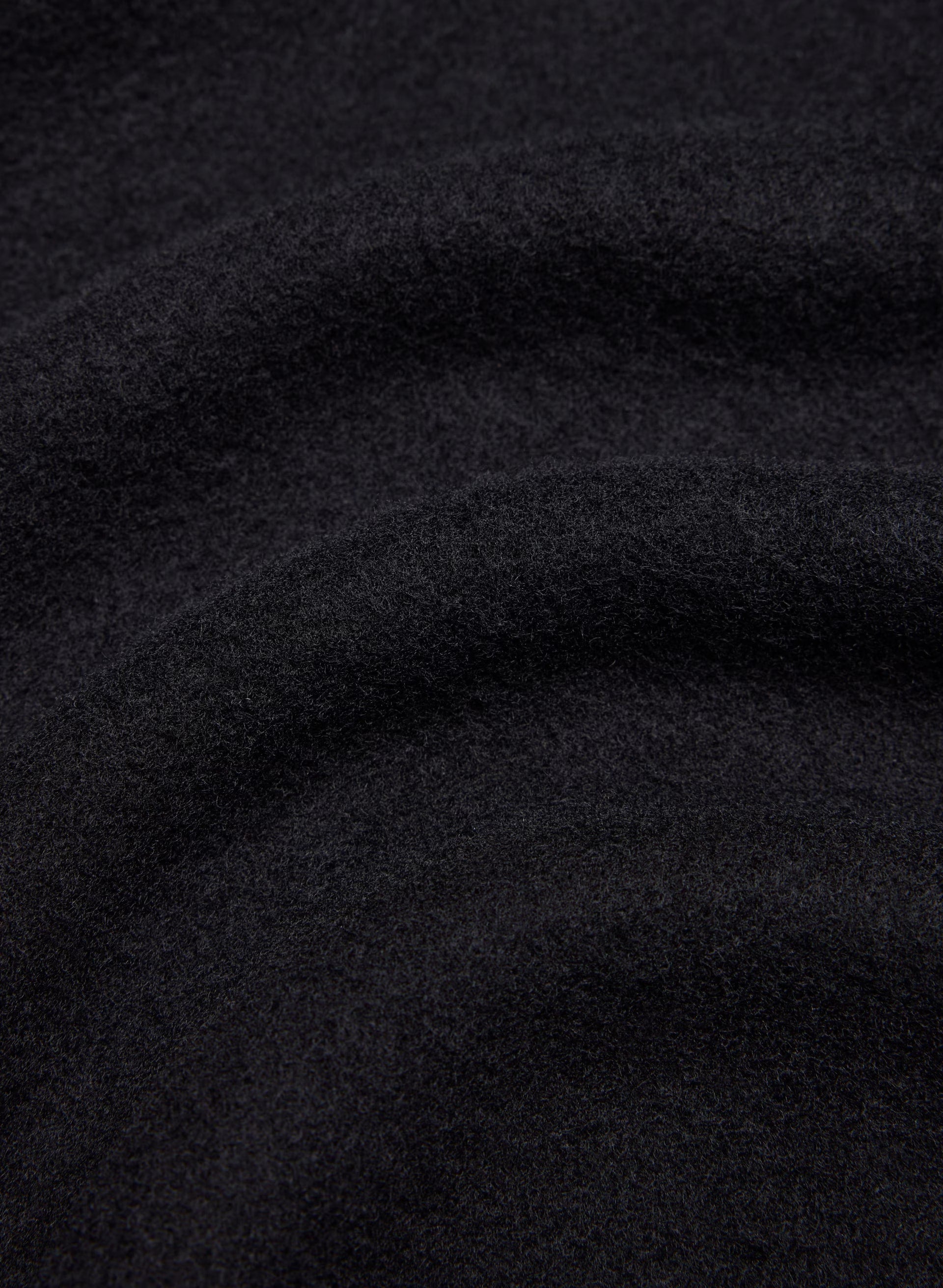The Only Coat - Soft Wool Cashmere - BLACK