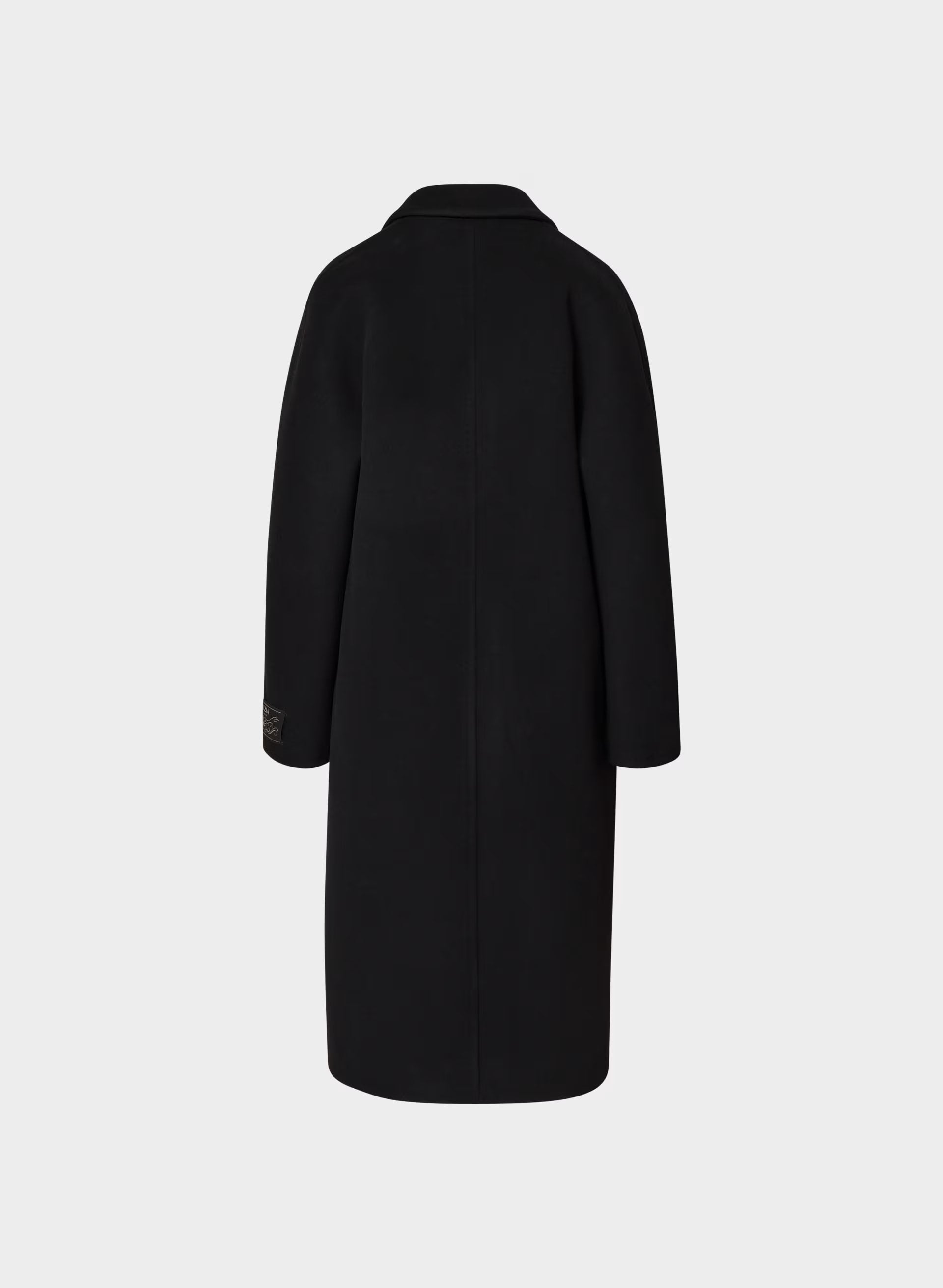 The Slouch™ Coat - Soft Wool Cashmere - BLACK