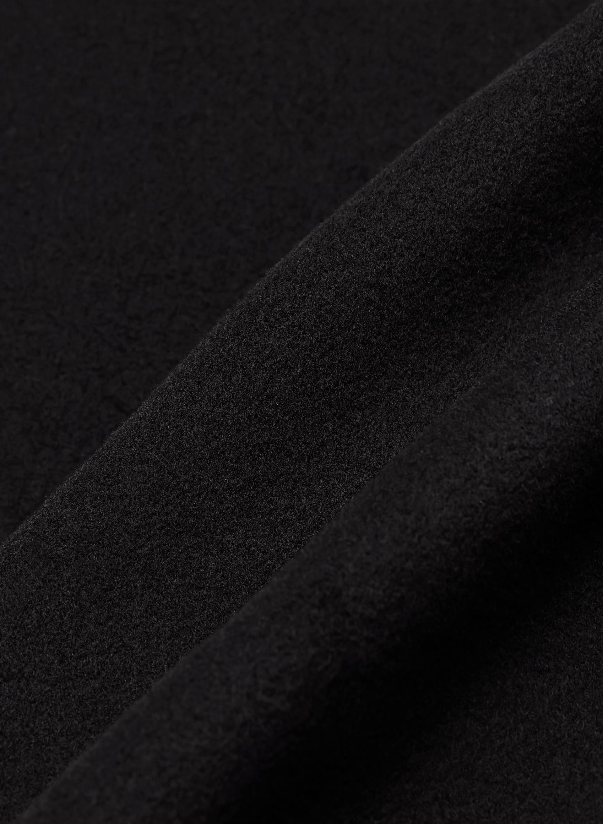 The Slouch™ Coat - Soft Wool Cashmere - BLACK