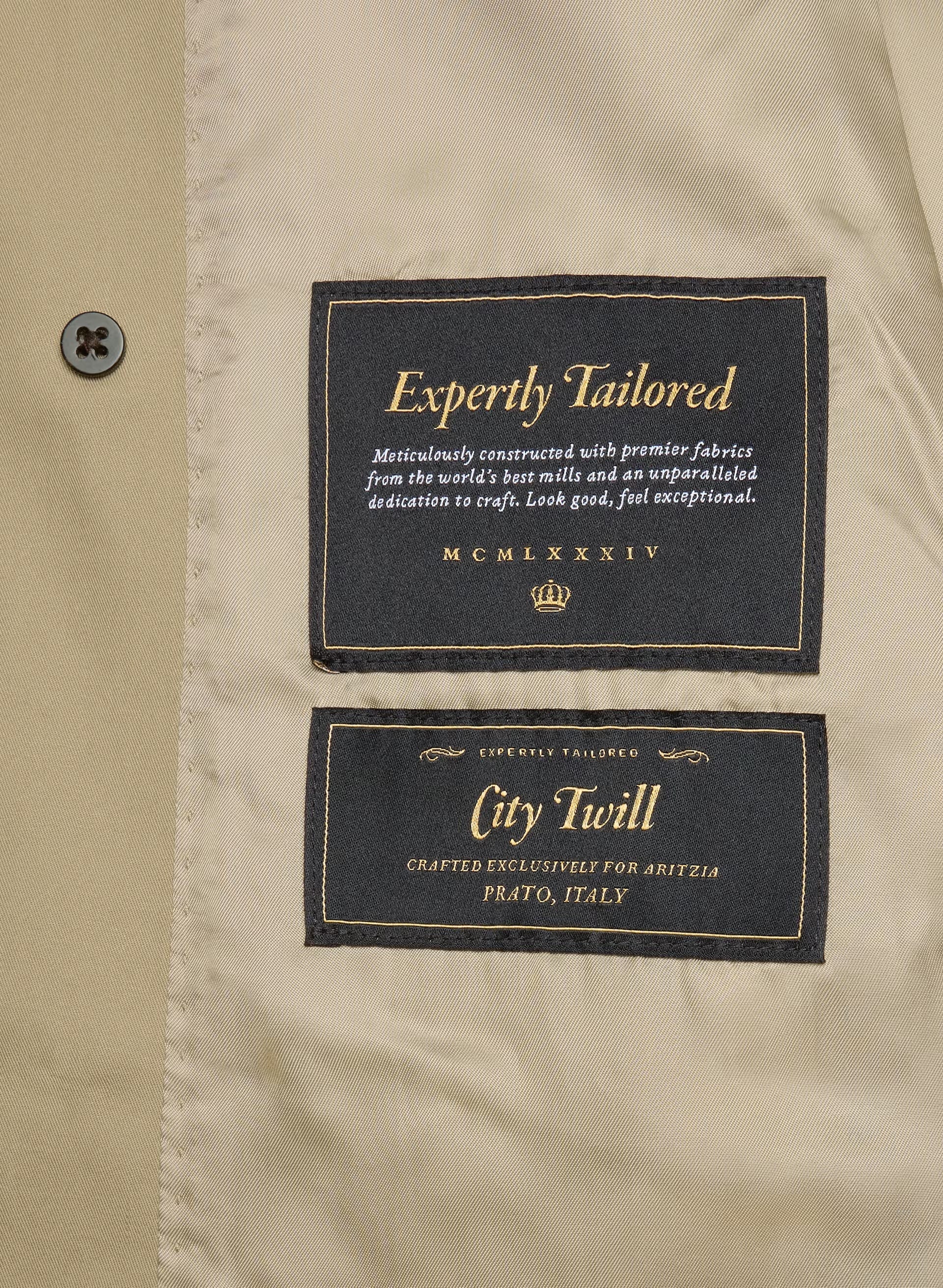The Hemlock Trench Coat - City Twill - WICKER TAN