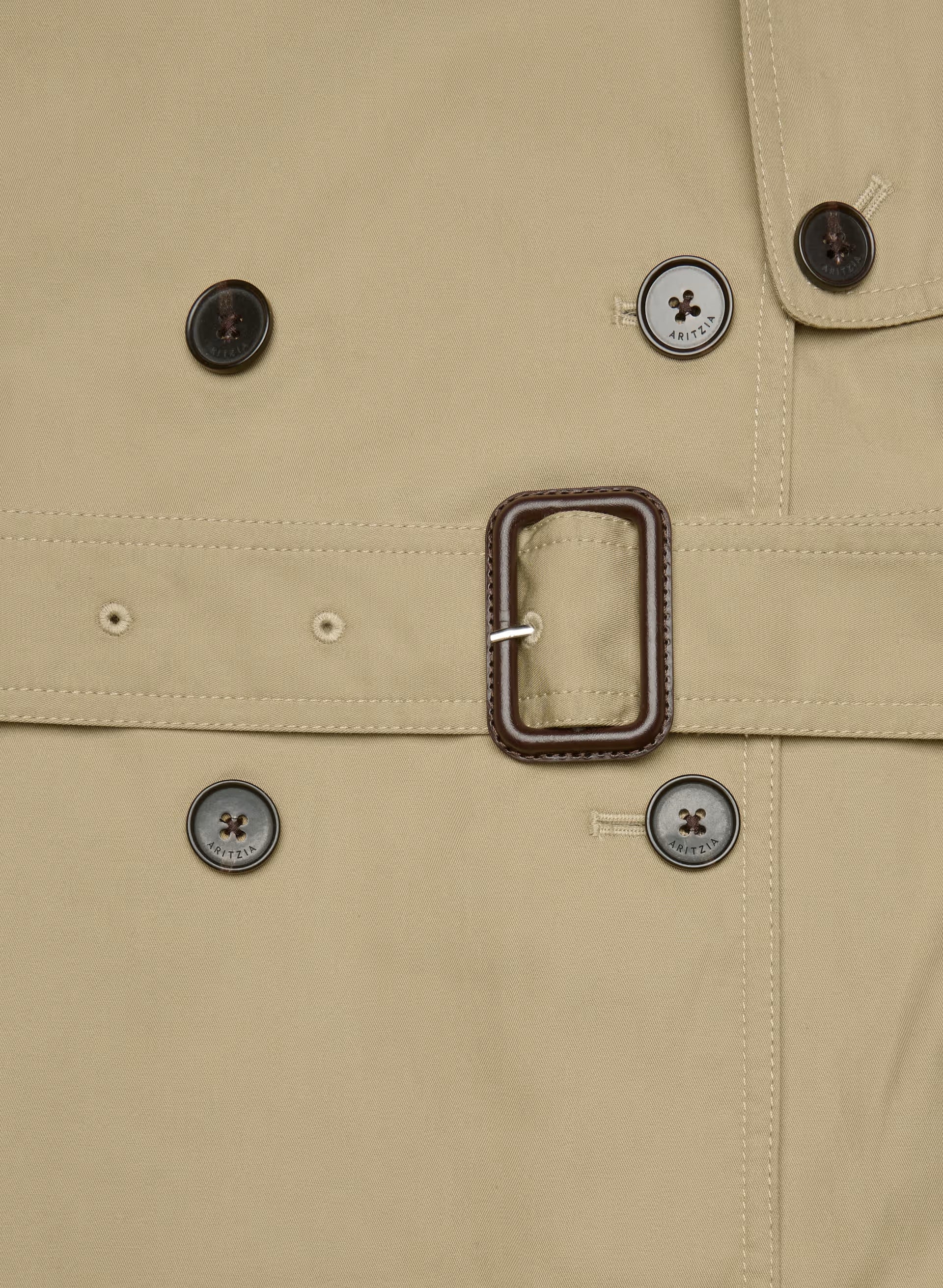 The Hemlock Trench Coat - City Twill - WICKER TAN