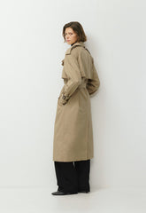 The Hemlock Trench Coat - City Twill - WICKER TAN
