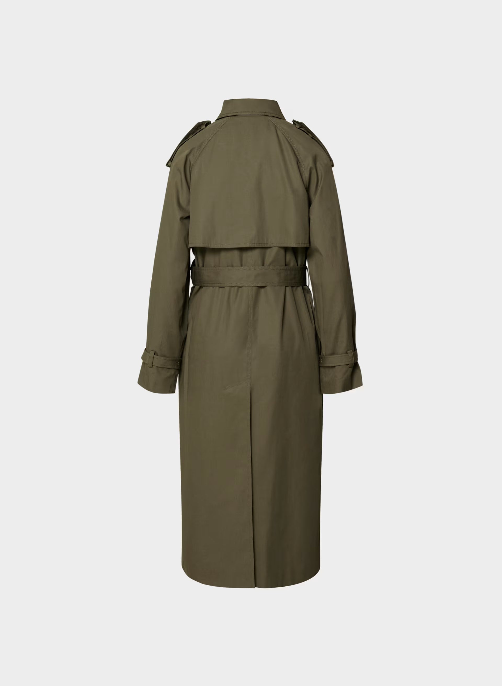 The Hemlock Trench Coat - City Twill - ATLAS OLIVE