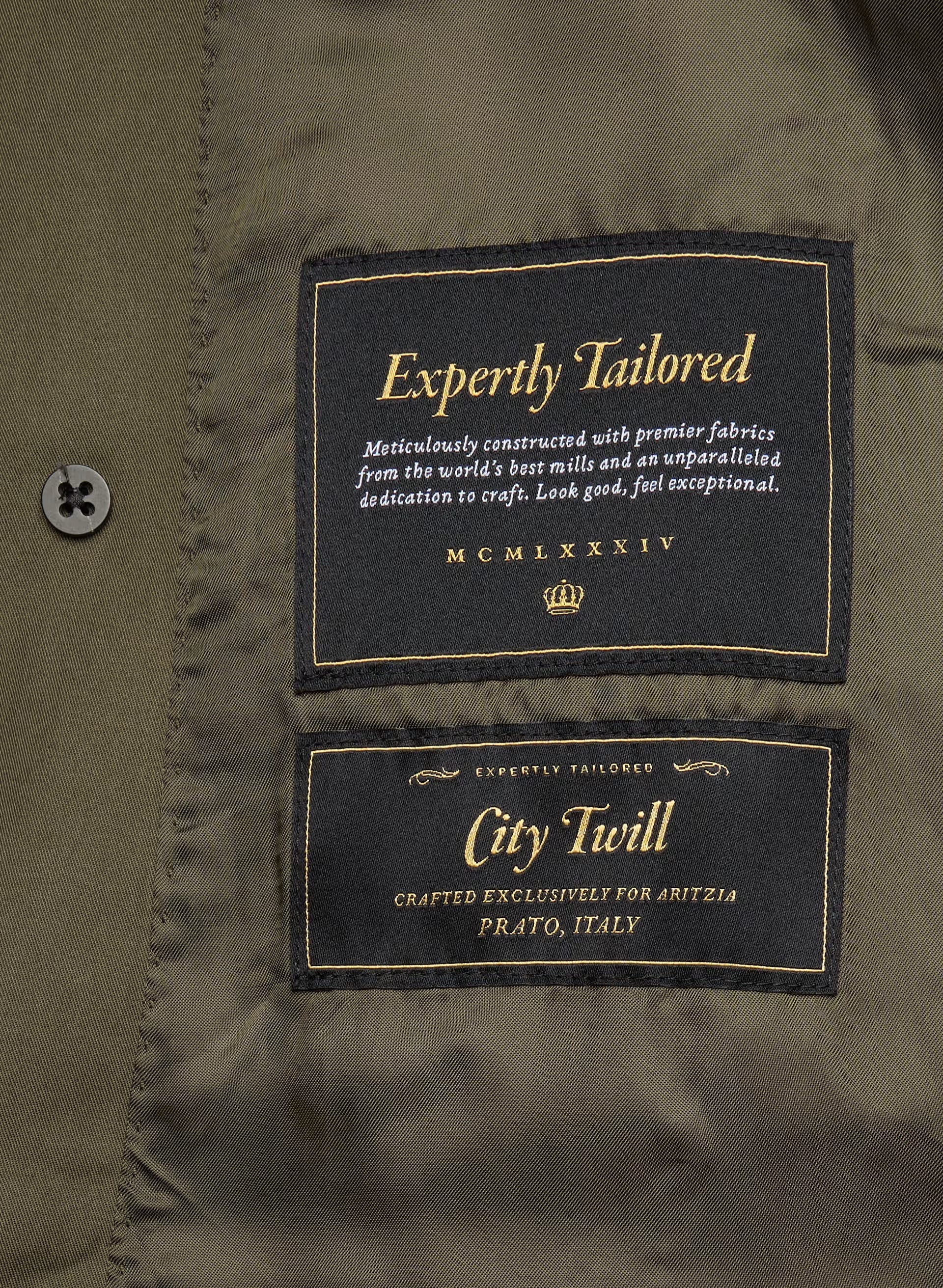The Hemlock Trench Coat - City Twill - ATLAS OLIVE