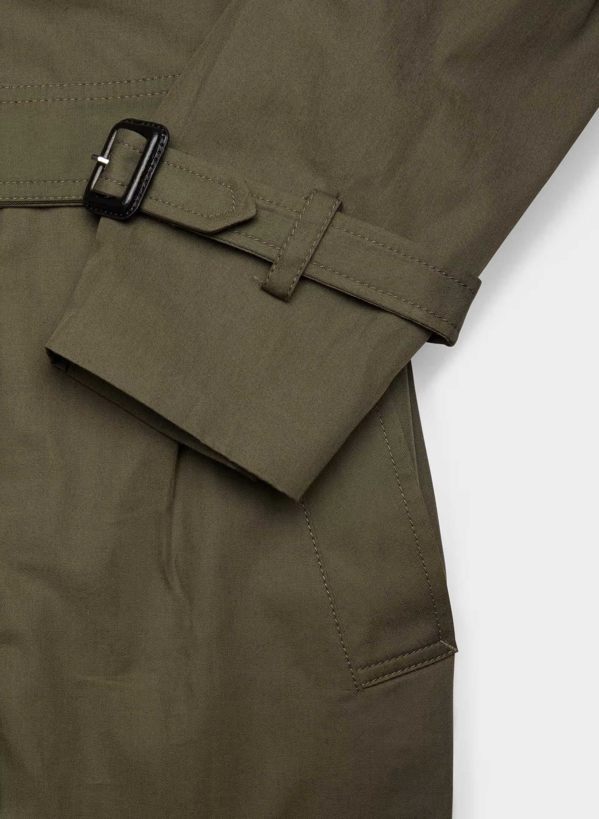 The Hemlock Trench Coat - City Twill - ATLAS OLIVE