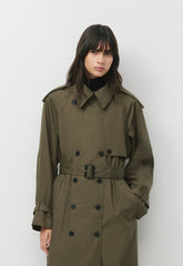 The Hemlock Trench Coat - City Twill - ATLAS OLIVE
