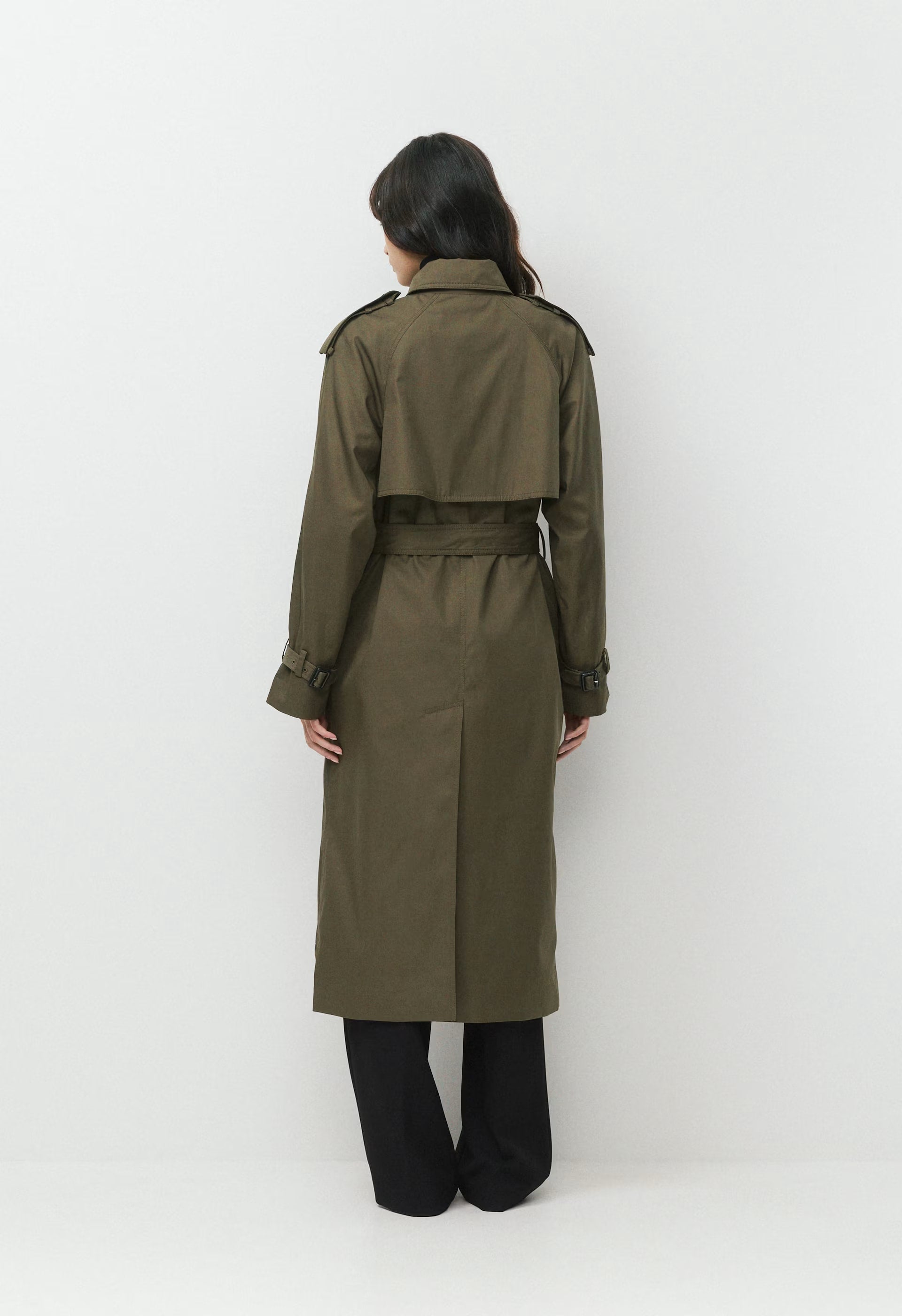 The Hemlock Trench Coat - City Twill - ATLAS OLIVE