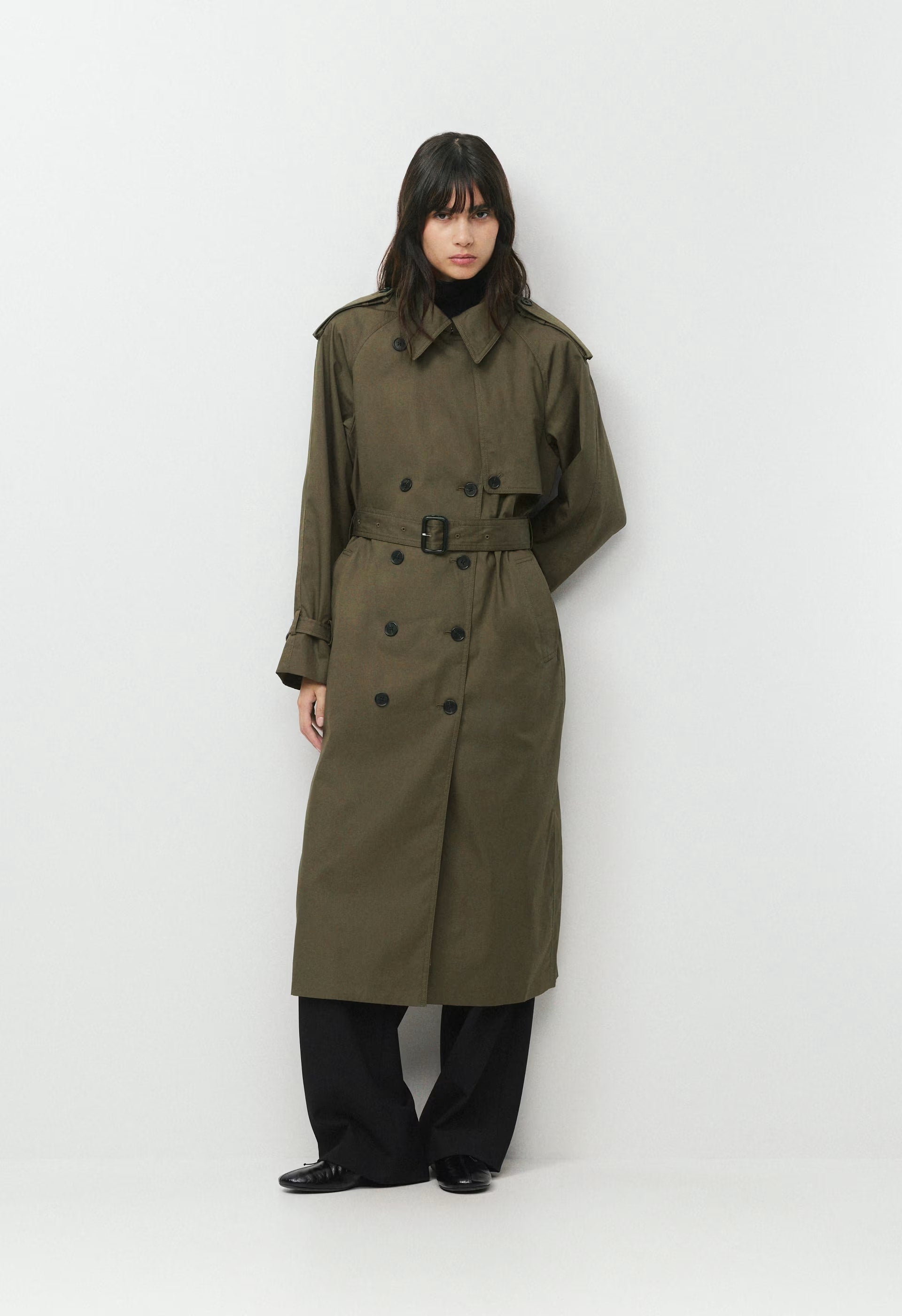 The Hemlock Trench Coat - City Twill - ATLAS OLIVE