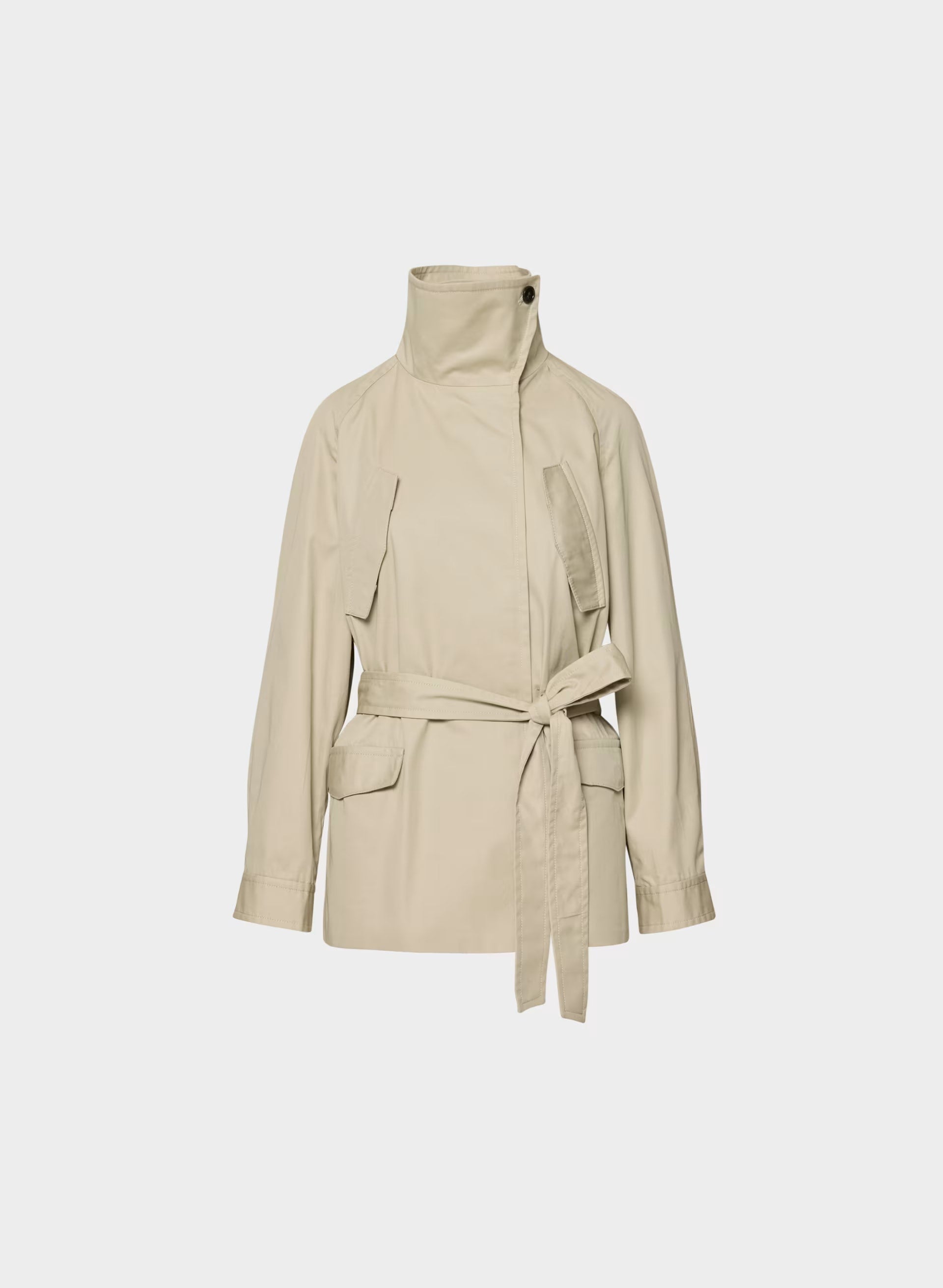 The Nightingale Trench Coat - City Twill - MARCONA BEIGE