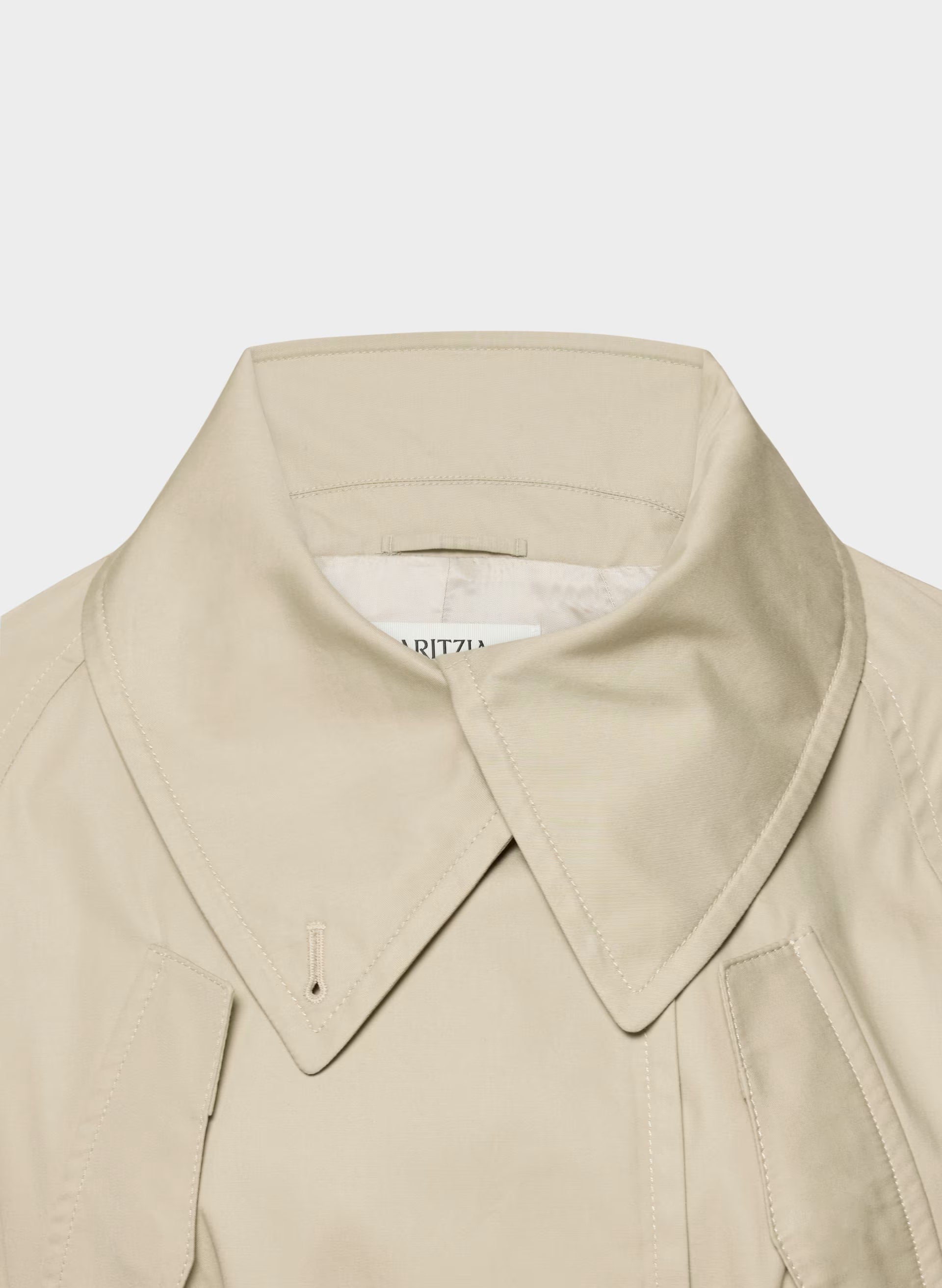 The Nightingale Trench Coat - City Twill - MARCONA BEIGE