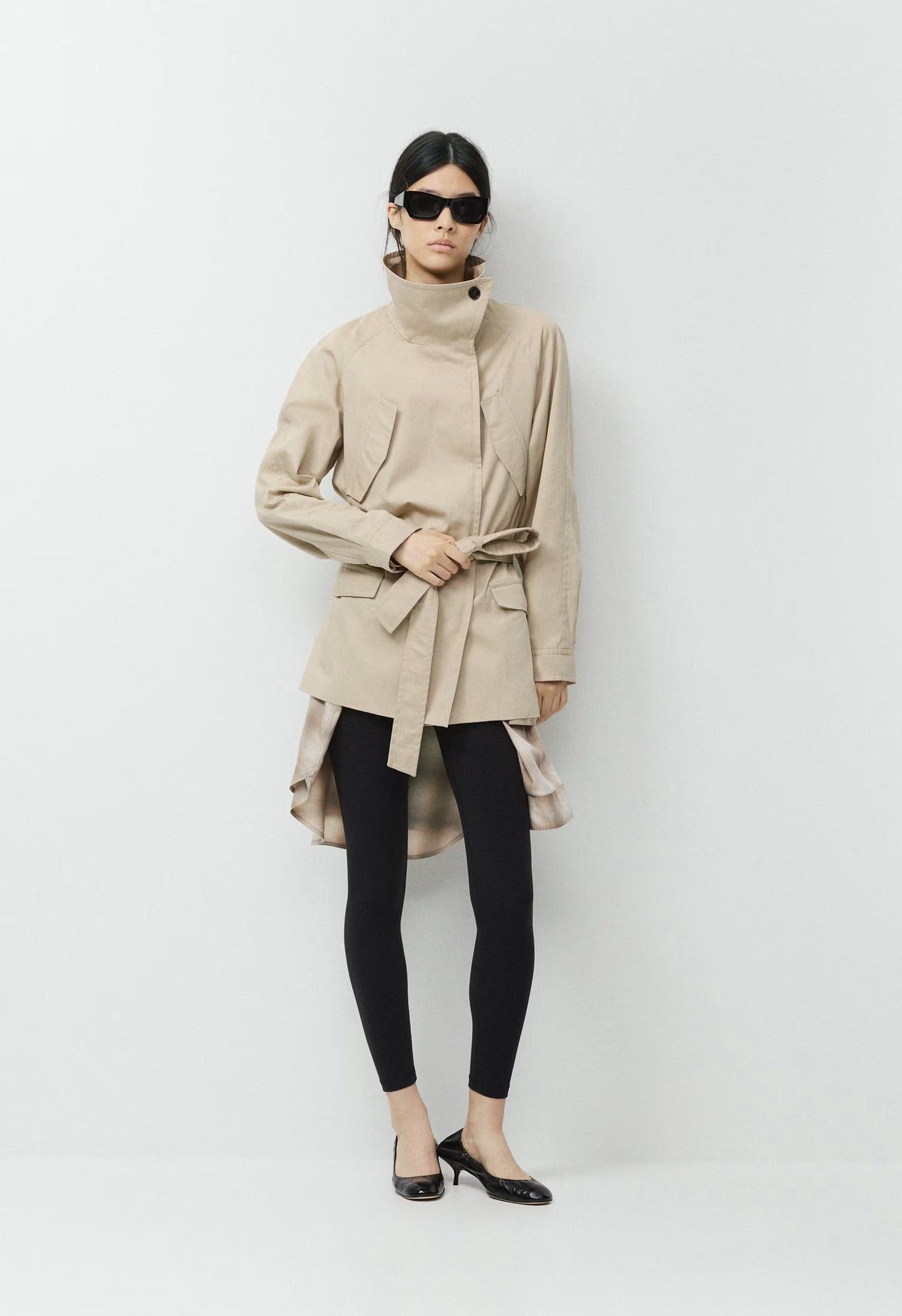 The Nightingale Trench Coat - City Twill - MARCONA BEIGE