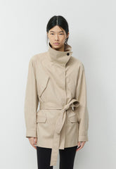 The Nightingale Trench Coat - City Twill - MARCONA BEIGE