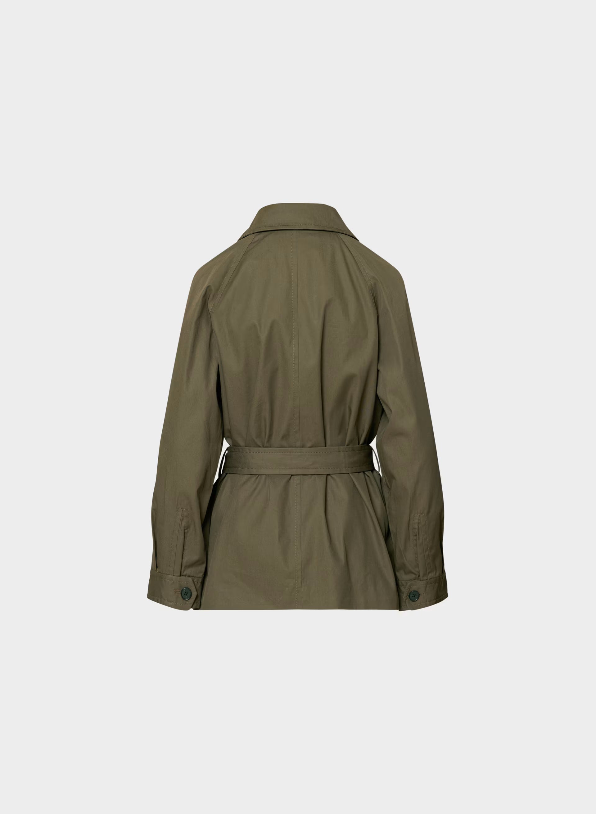 The Nightingale Trench Coat - City Twill - ATLAS OLIVE
