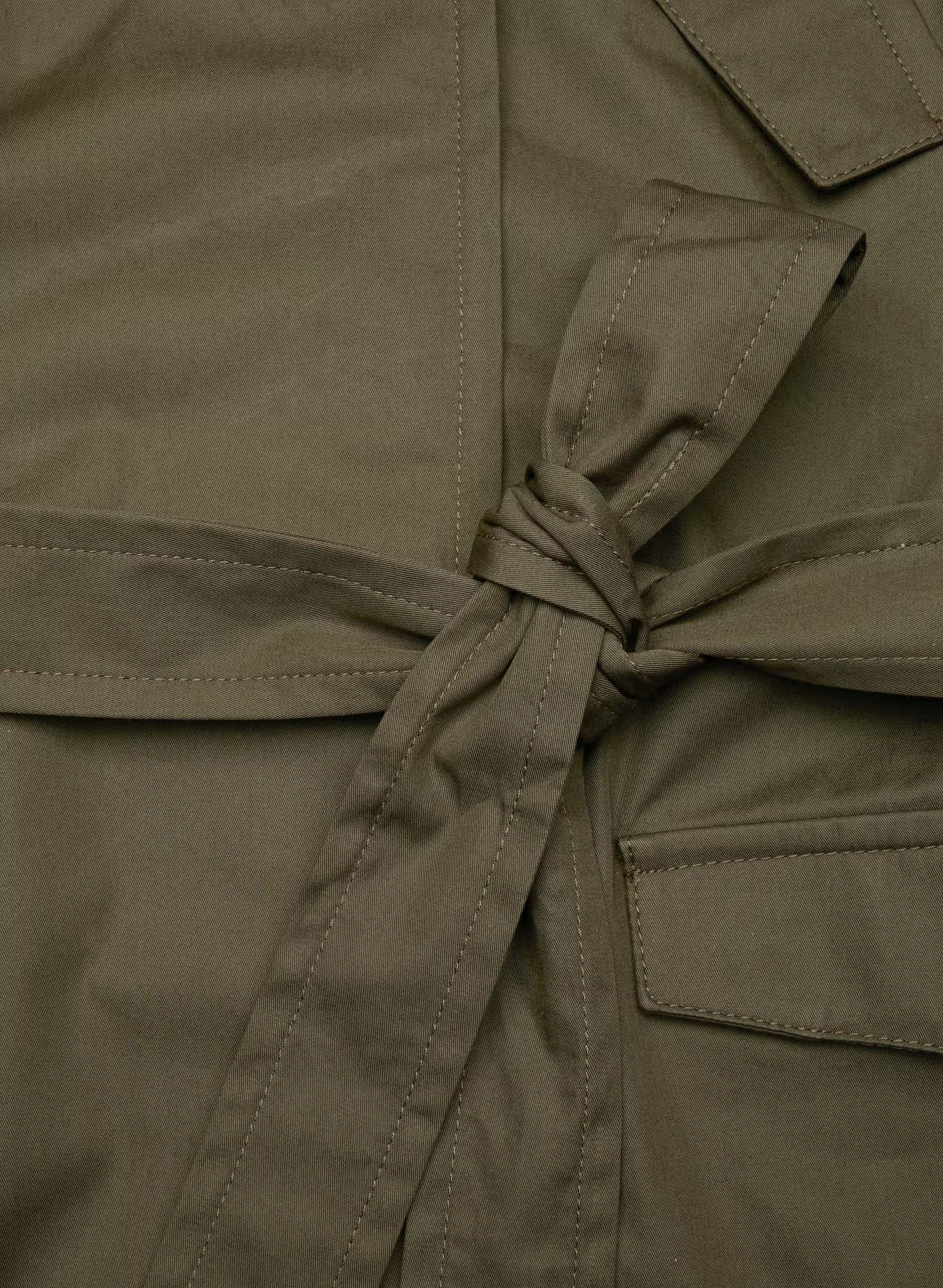 The Nightingale Trench Coat - City Twill - ATLAS OLIVE