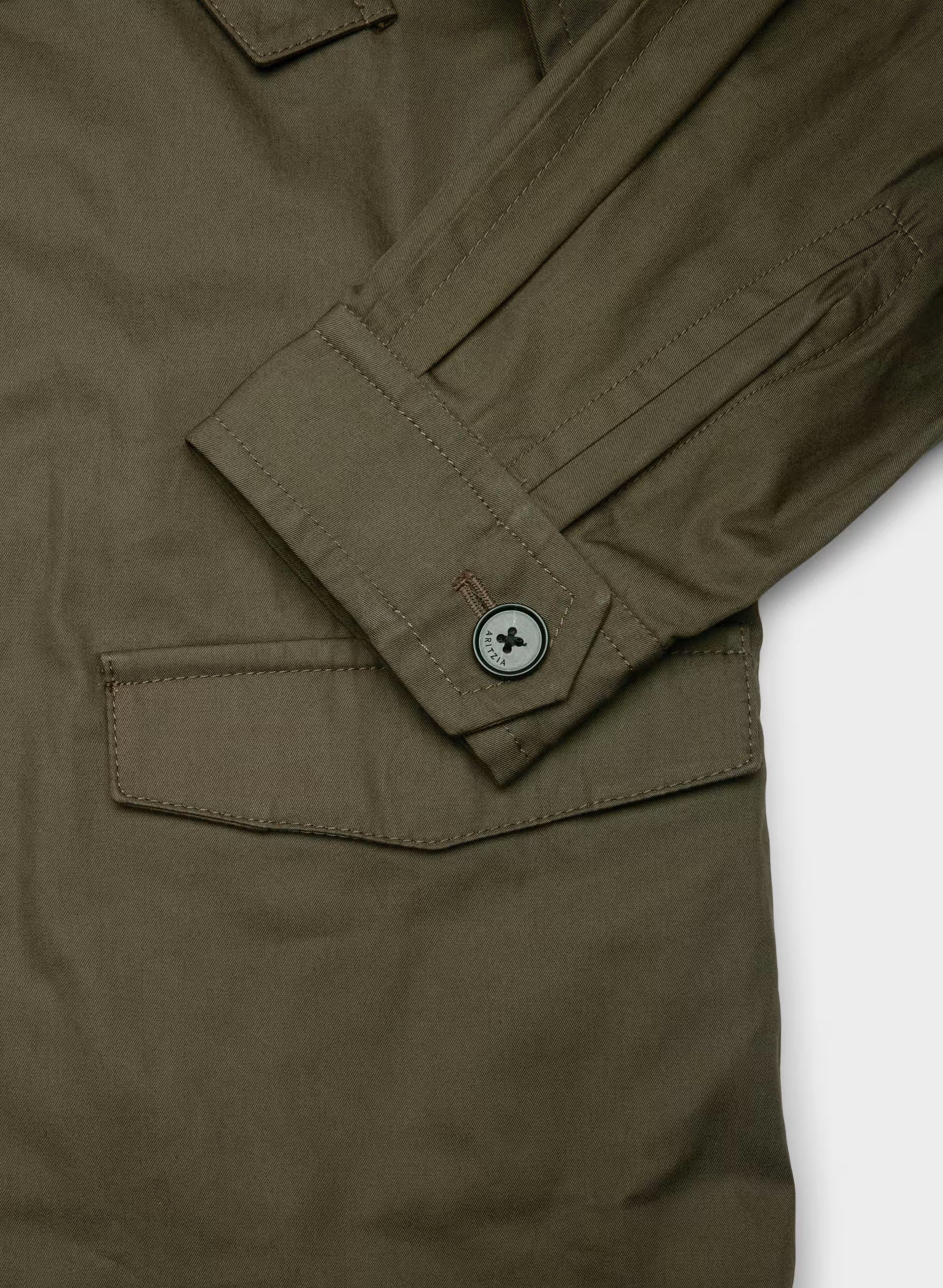 The Nightingale Trench Coat - City Twill - ATLAS OLIVE