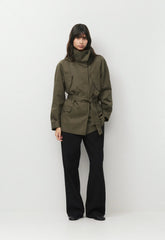 The Nightingale Trench Coat - City Twill - ATLAS OLIVE