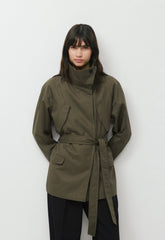 The Nightingale Trench Coat - City Twill - ATLAS OLIVE