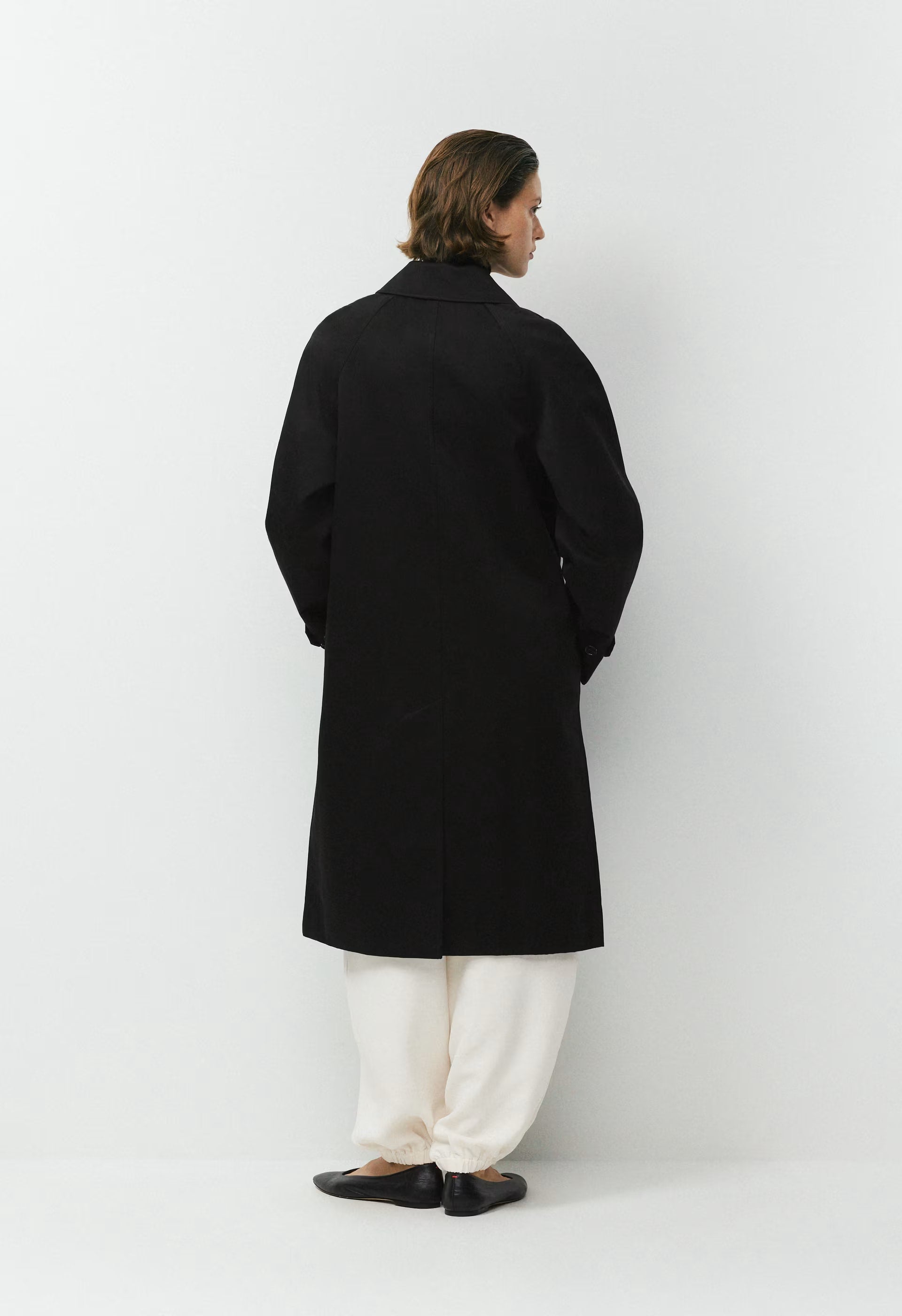 The Regent Trench Coat - Rich Twill - BLACK