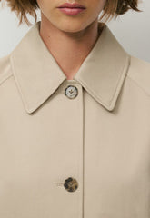 The Regent Trench Coat - Rich Twill - MARCONA BEIGE