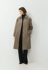 The Regent Trench Coat - Rich Twill - COLA TAUPE