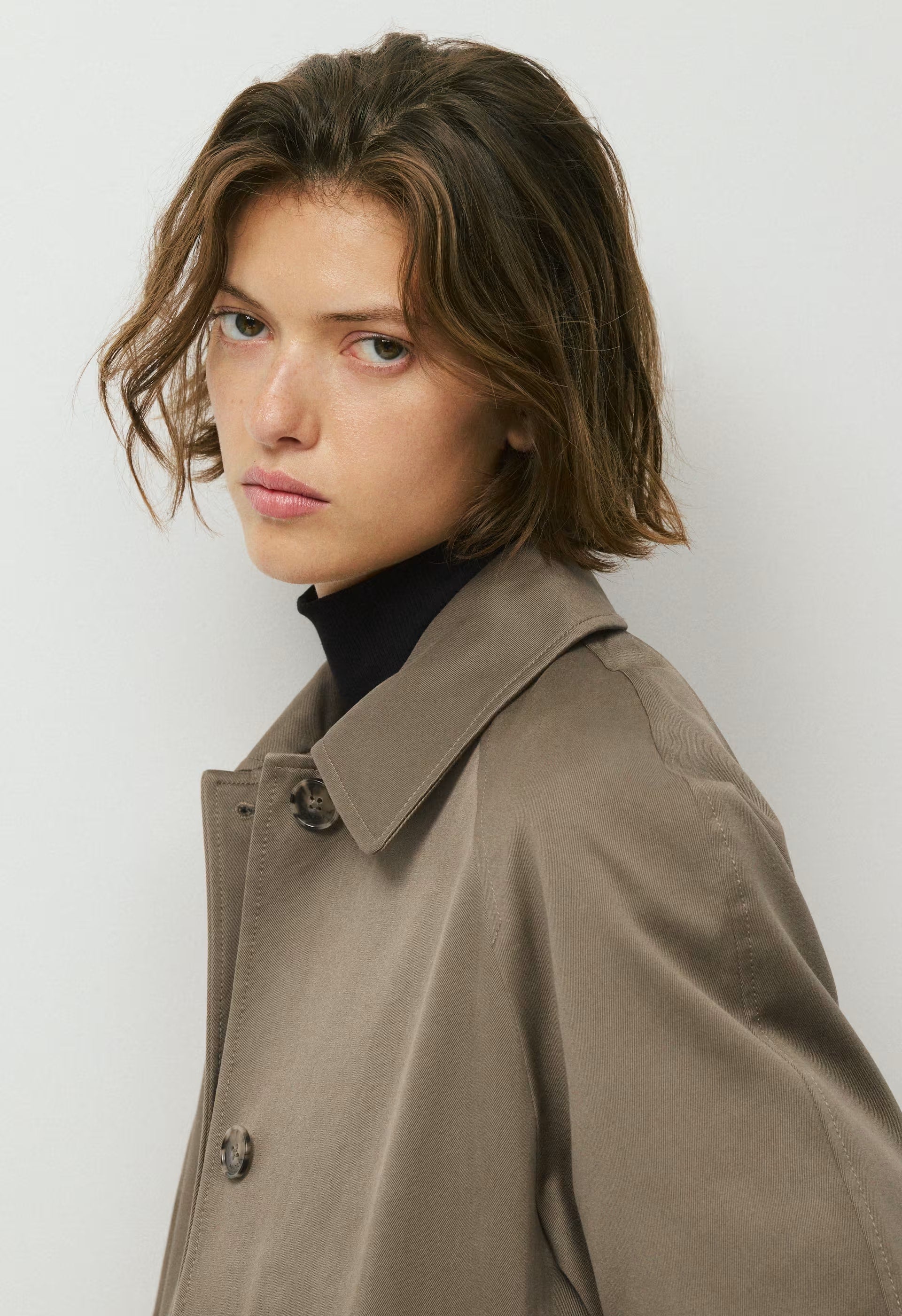 The Regent Trench Coat - Rich Twill - COLA TAUPE