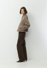 The Regent Short Trench Coat - Rich Twill - COLA TAUPE