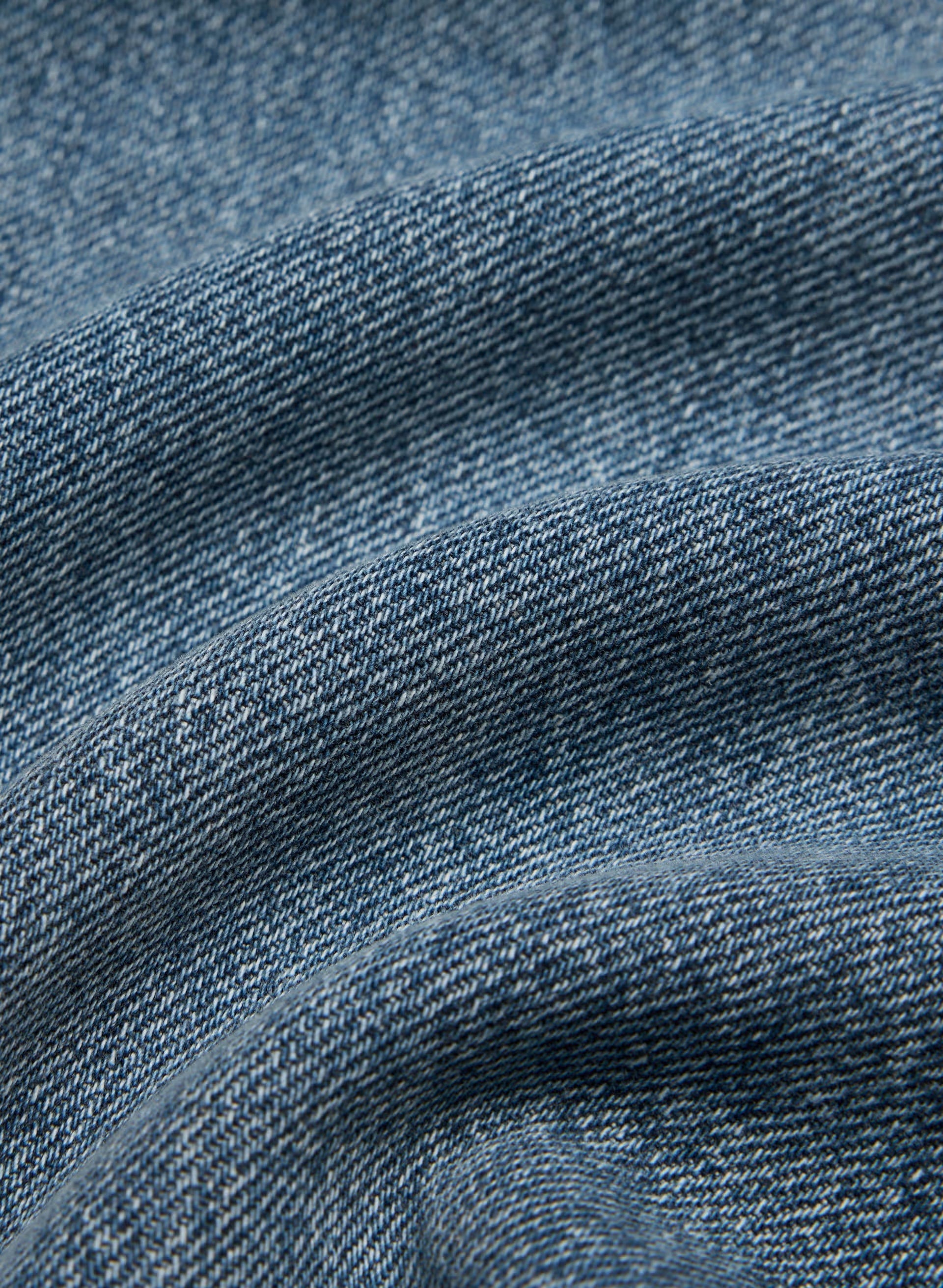 Denim Forum The Farrah Hi-Rise Wide Jean - 5 YRS KISS N TELL BLEU