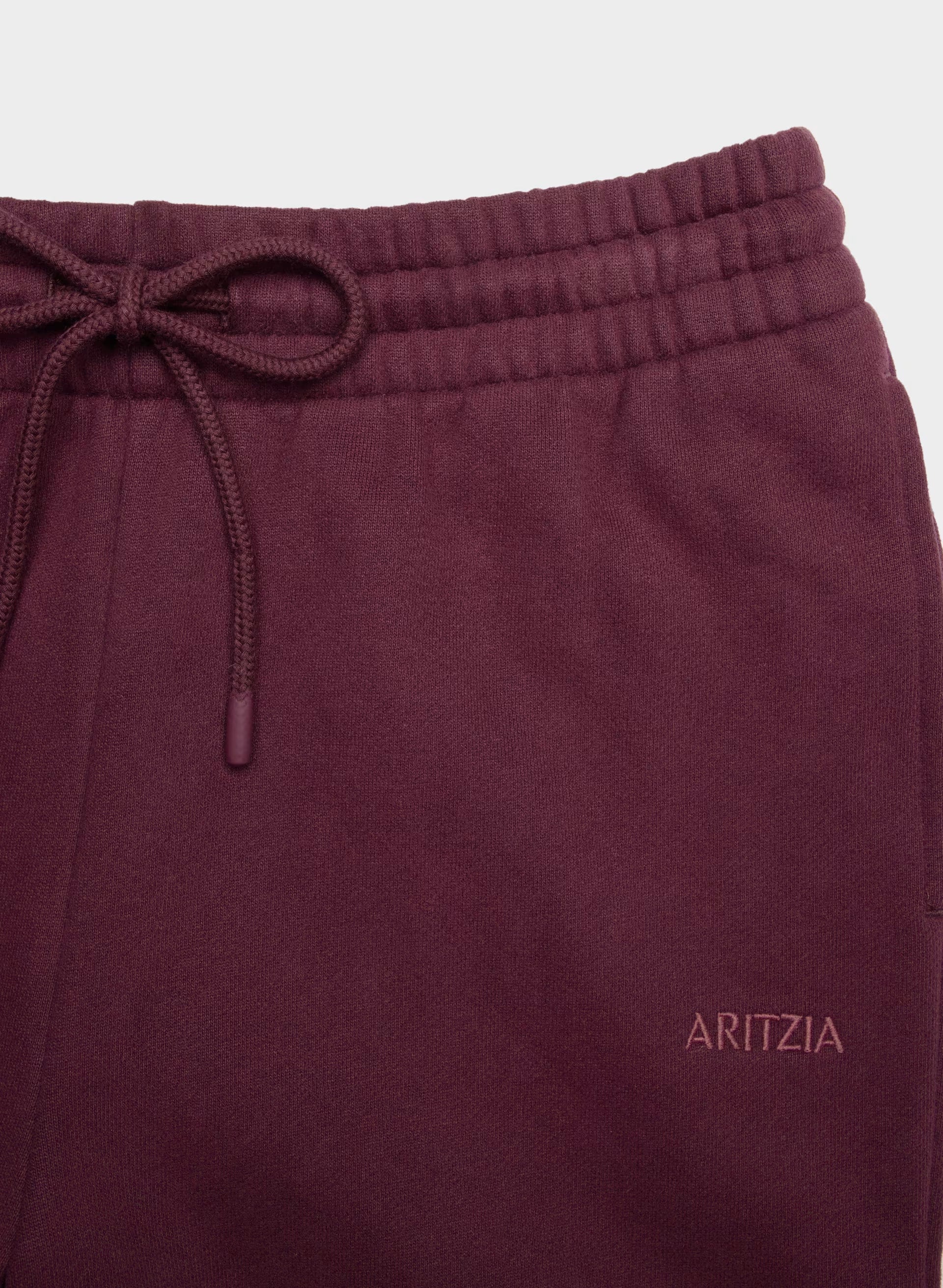 Cozy Sweatfleece Boyfriend Wide Sweatpant - GALA PLUM