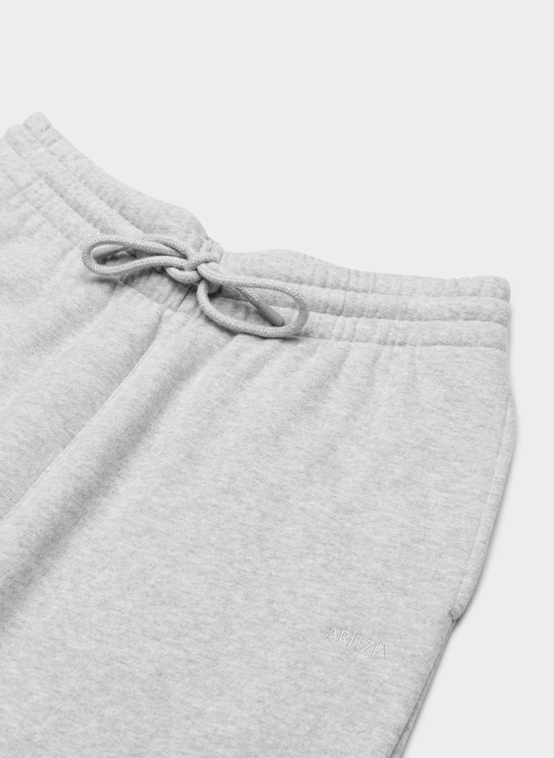 Cozy Sweatfleece Boyfriend Wide Sweatpant - HEATHER CHROME