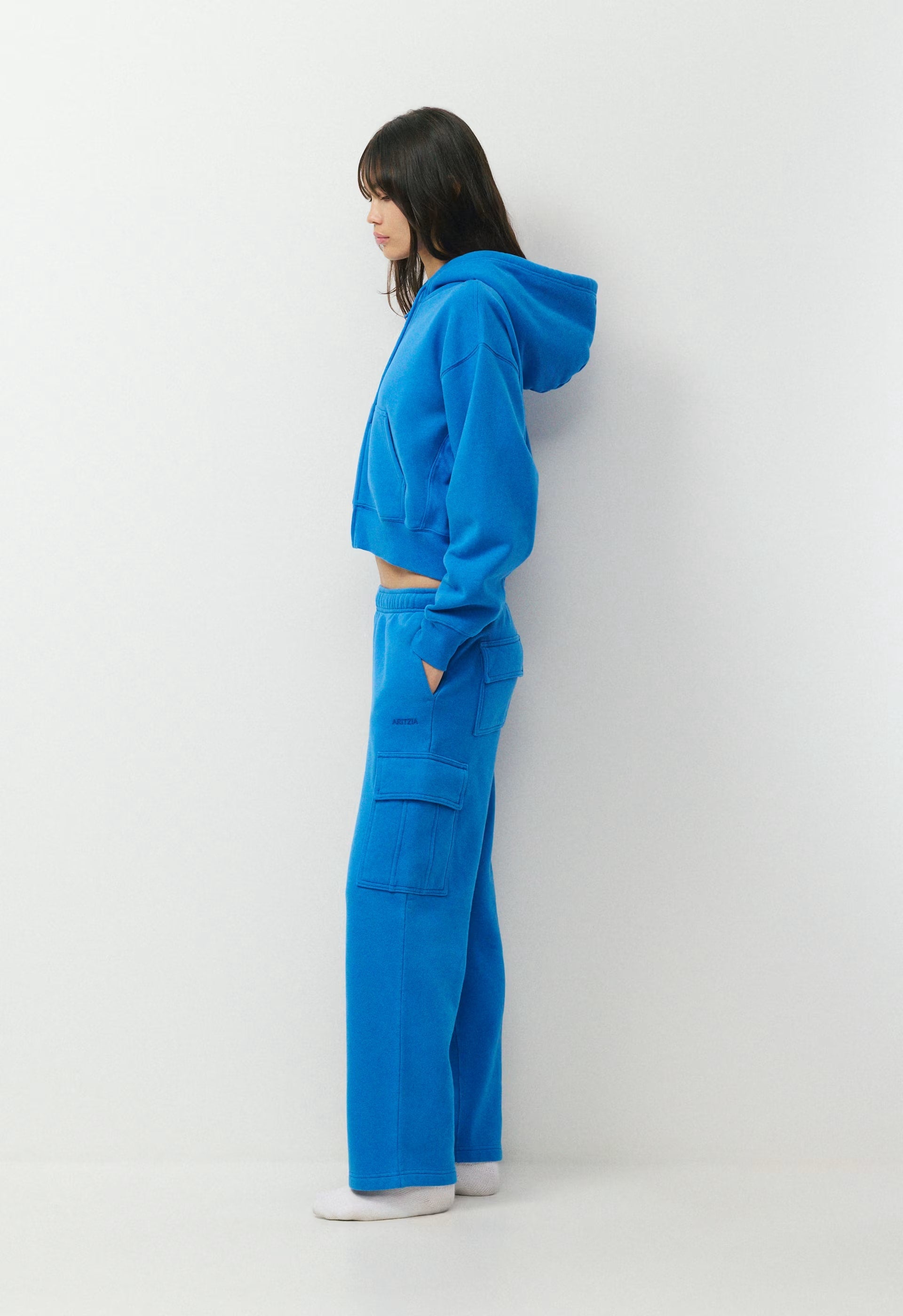 Cozy Sweatfleece Mega Cargo™ Sweatpant - LAZULI BLUE