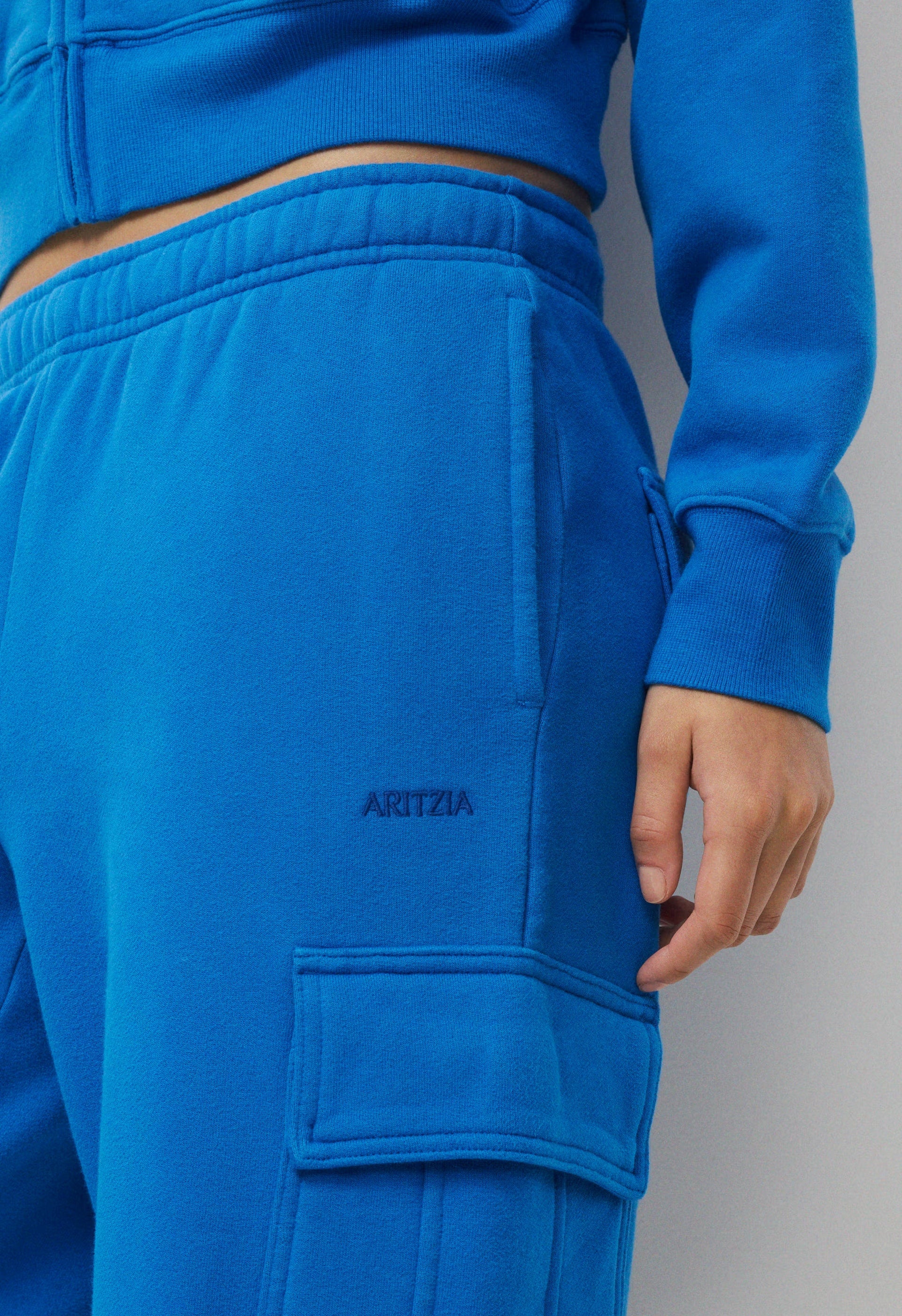 Cozy Sweatfleece Mega Cargo™ Sweatpant - LAZULI BLUE