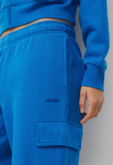 Cozy Sweatfleece Mega Cargo™ Sweatpant - LAZULI BLUE
