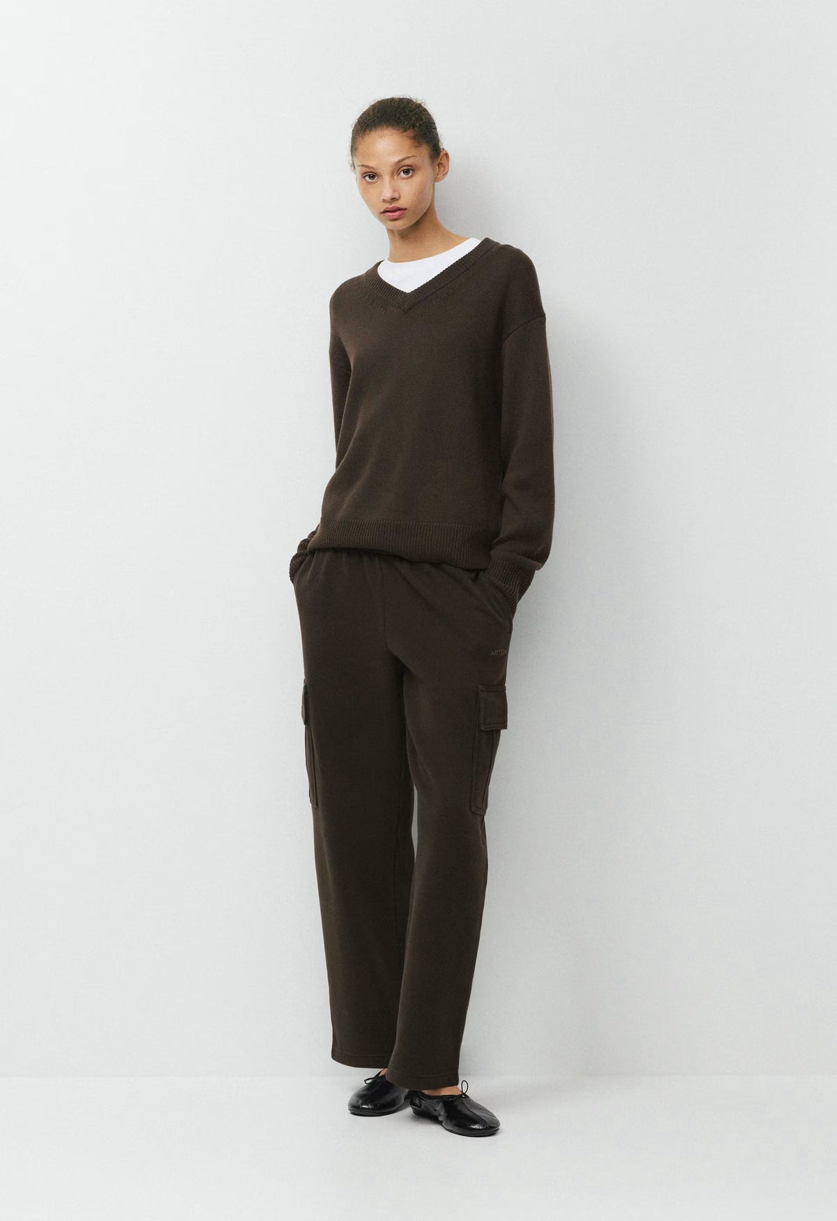 Cozy Sweatfleece Mega Cargo™ Sweatpant - CACAO NIB BROWN